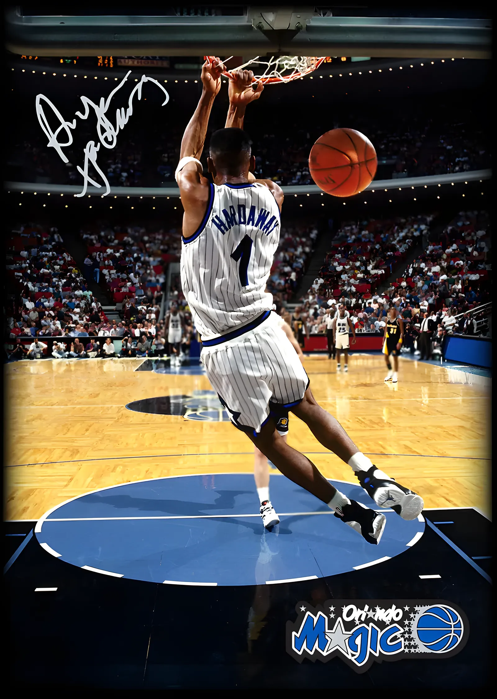 Penny Hardaway - Orlando Magic metal tablo