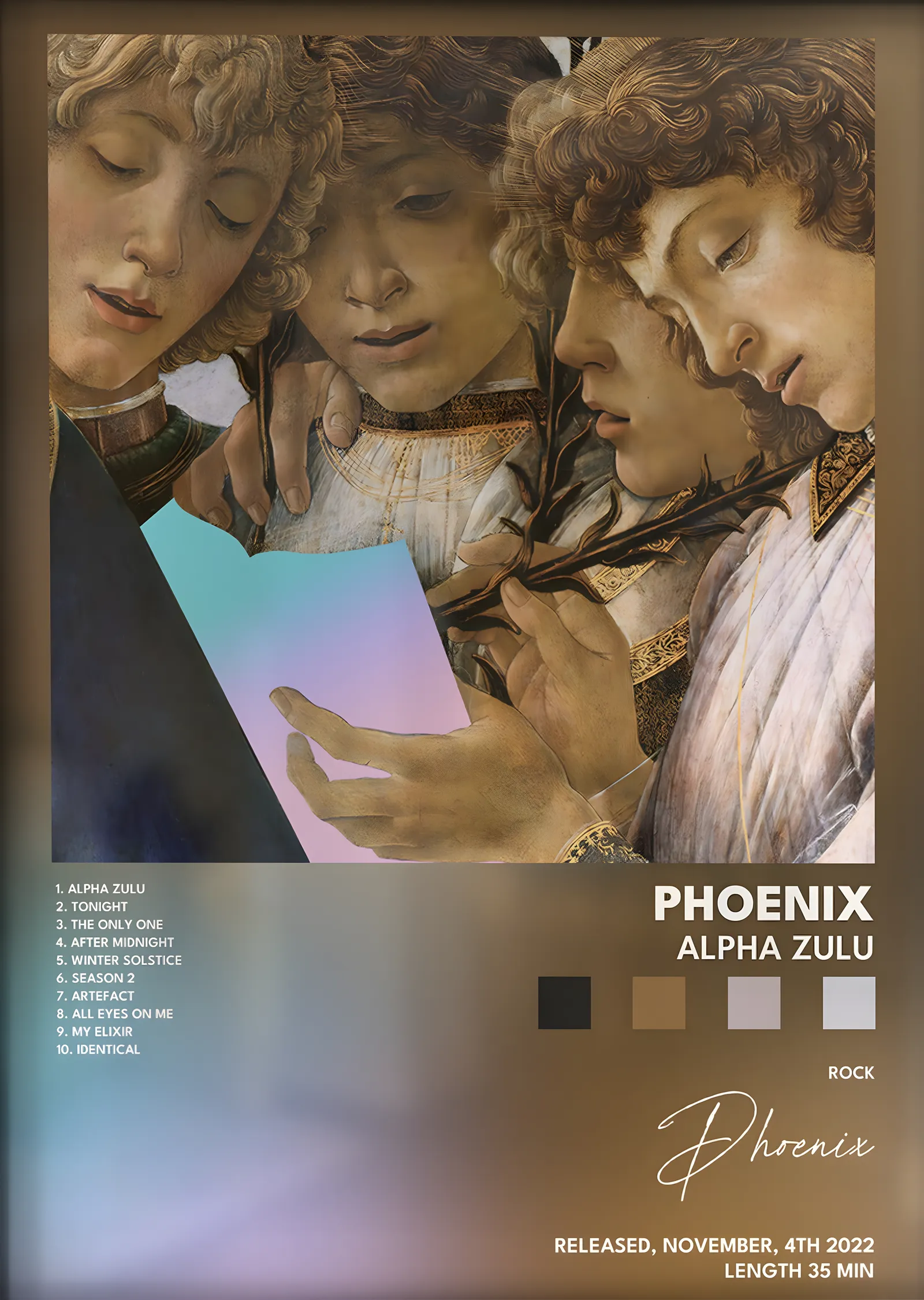 Phoenix: Alpha Zulu metal tablo