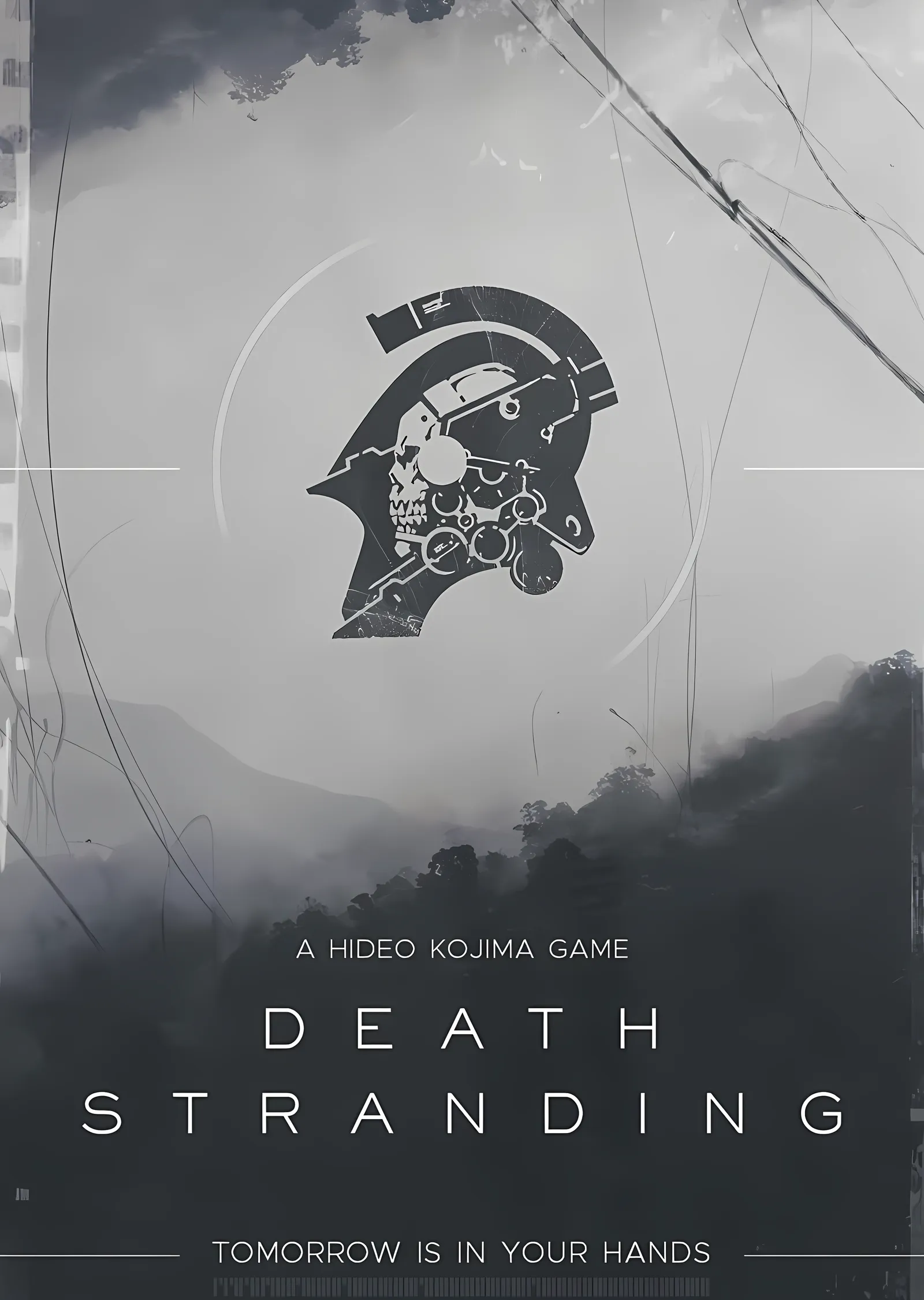 Death Stranding: Kojima Productions Silüet metal tablo