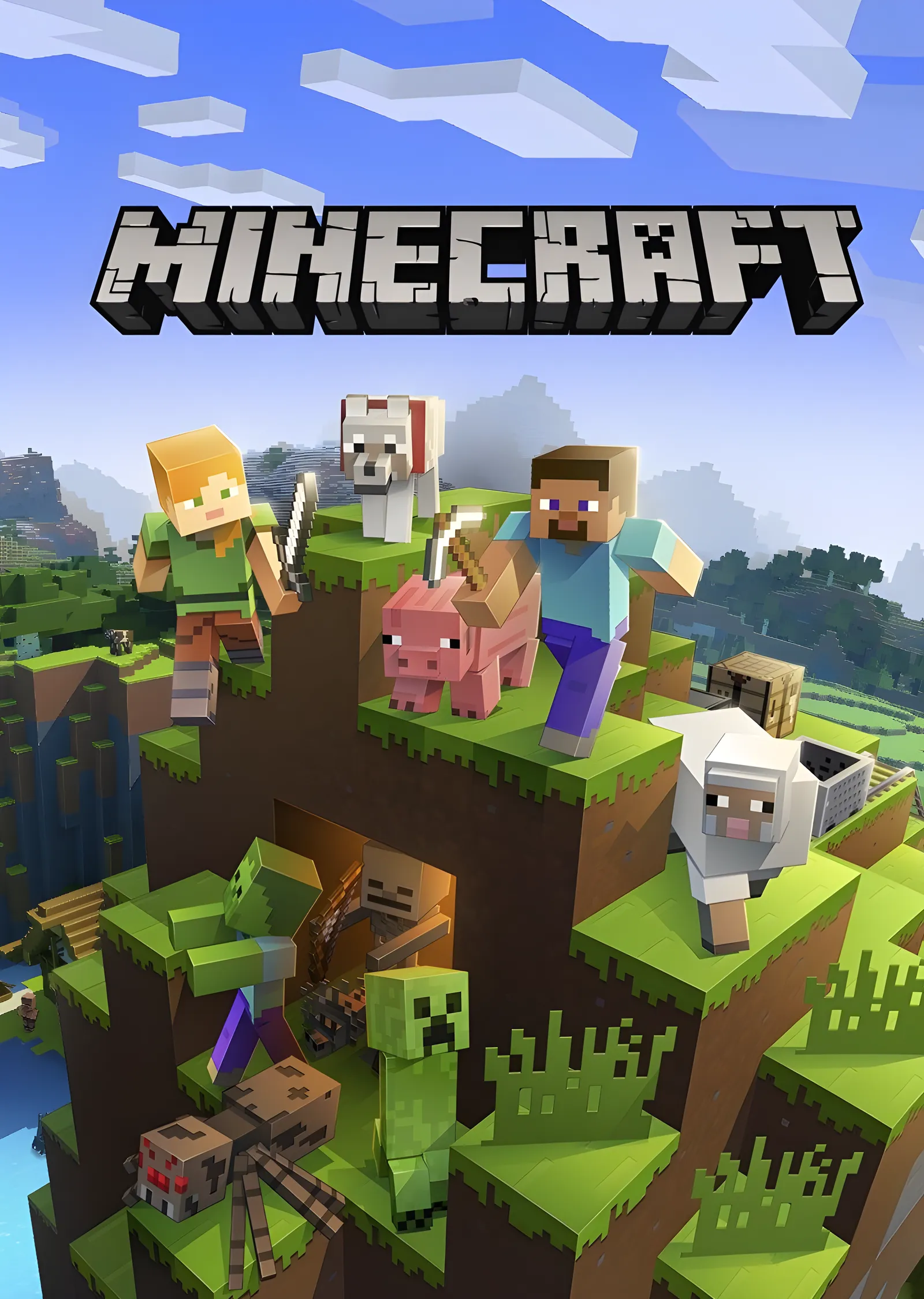 Minecraft: Dünyanın İnşası metal tablo
