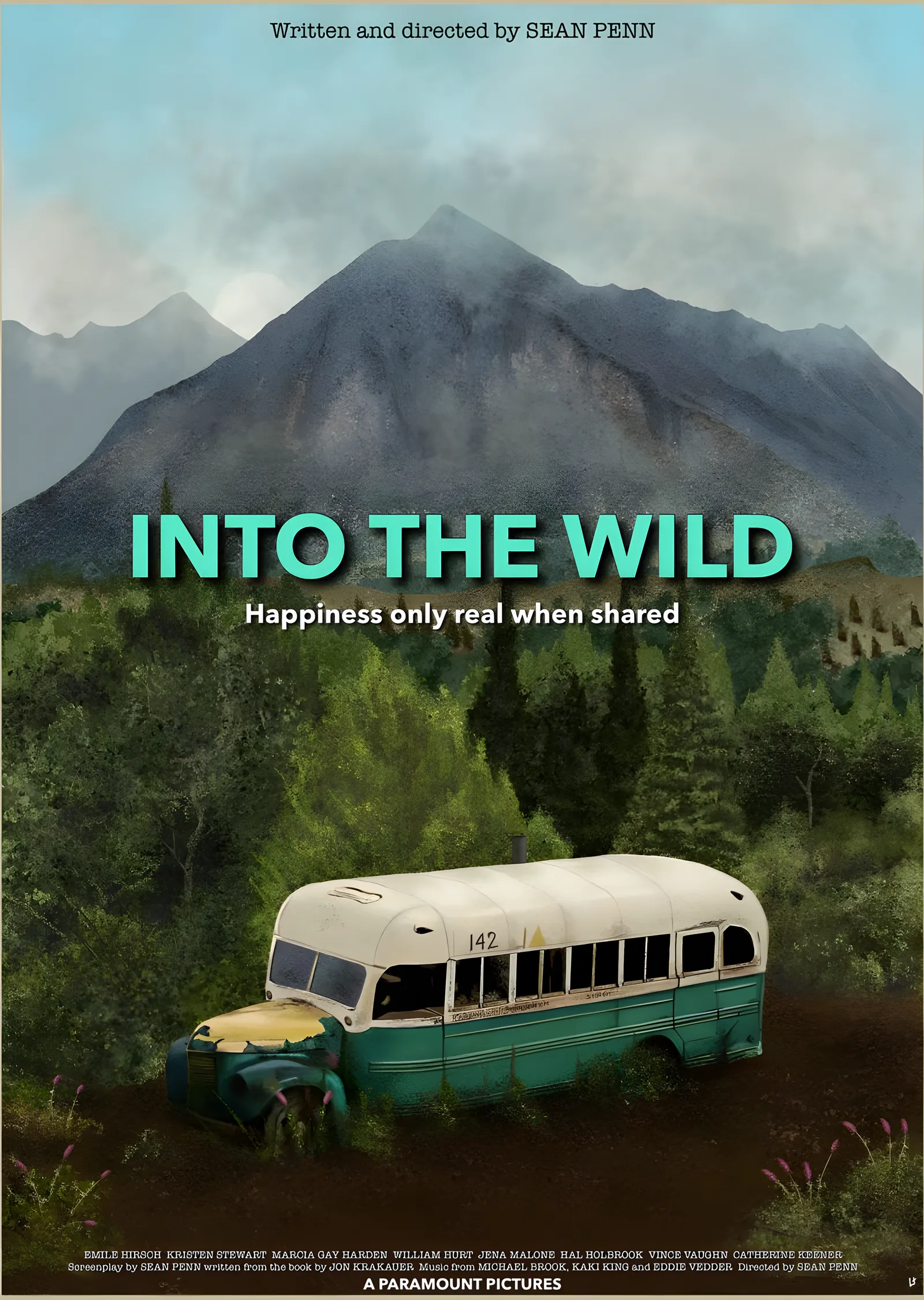 Into the Wild: Sean Penn metal tablo