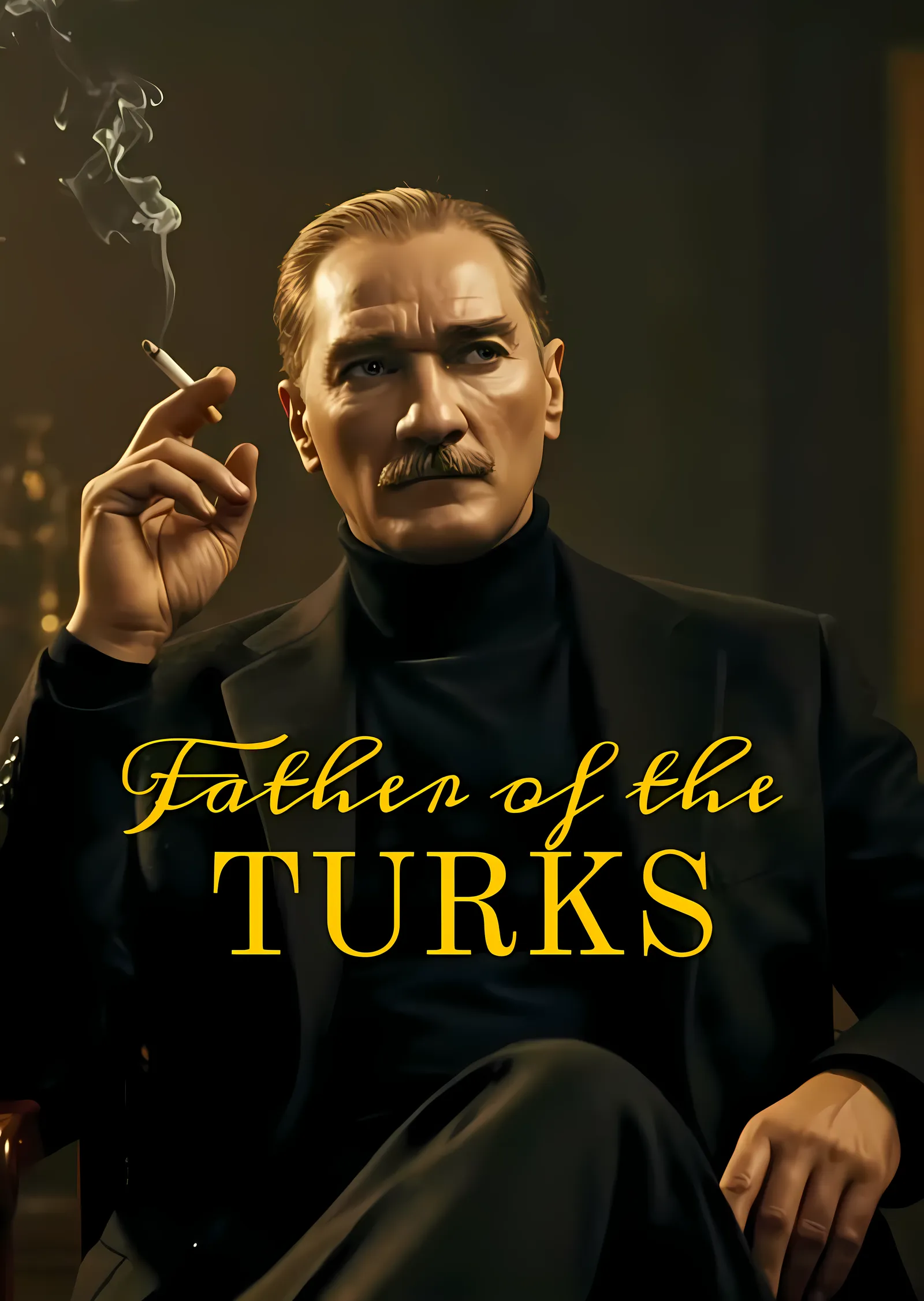 Mustafa Kemal Atatürk: Father of the Turks · Portre metal tablo