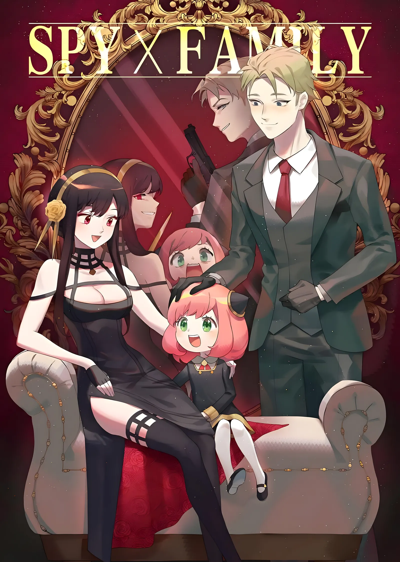 Spy×Family: Forger Ailesi metal tablo