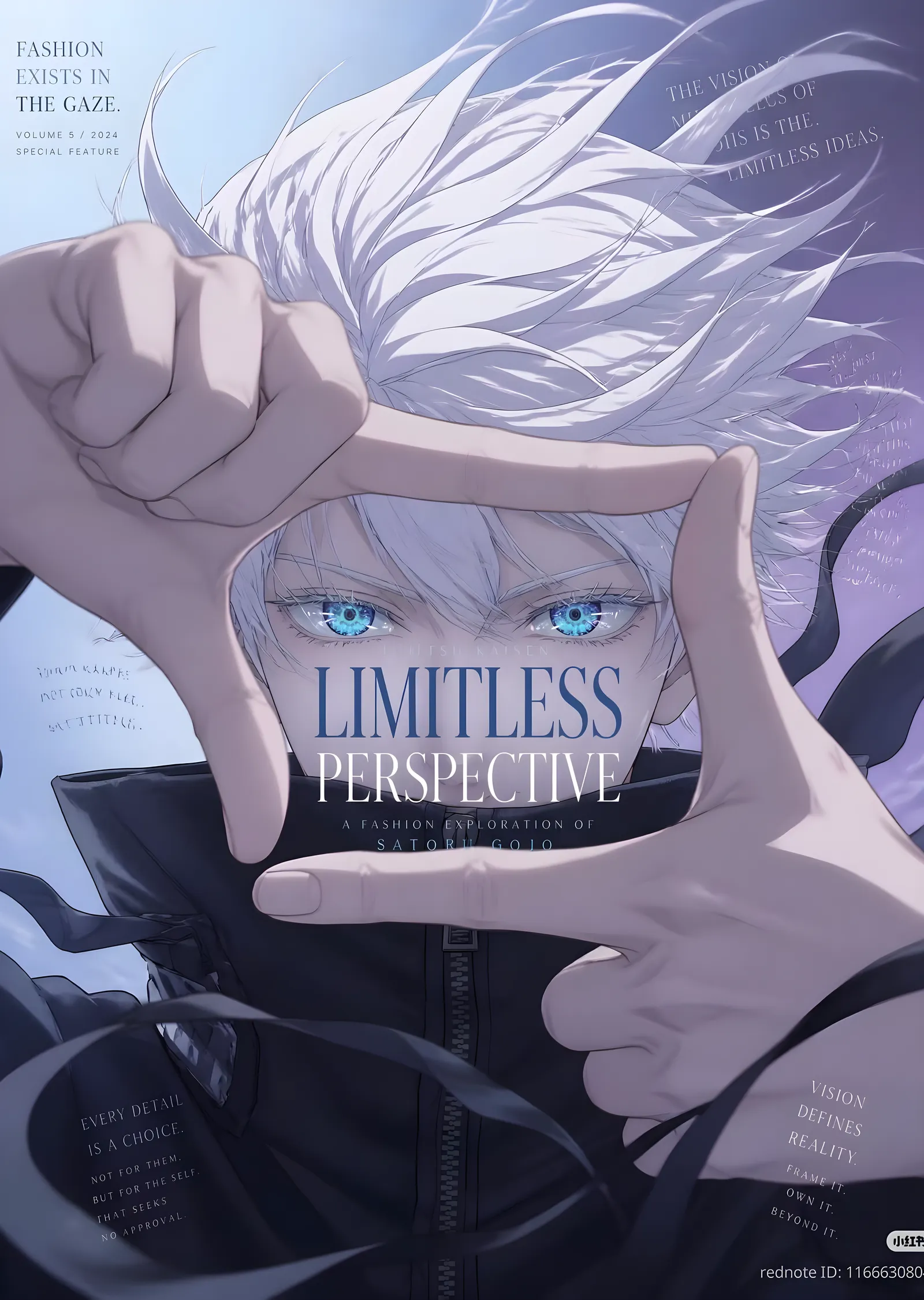 Jujutsu Kaisen - Gojo Satoru: Limitless metal tablo