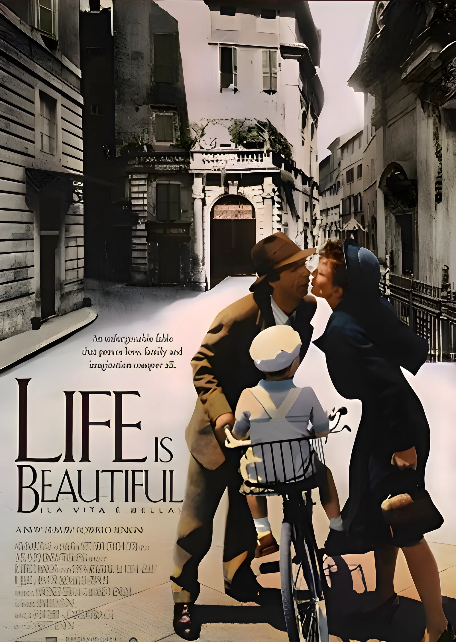 Life is Beautiful metal tablo