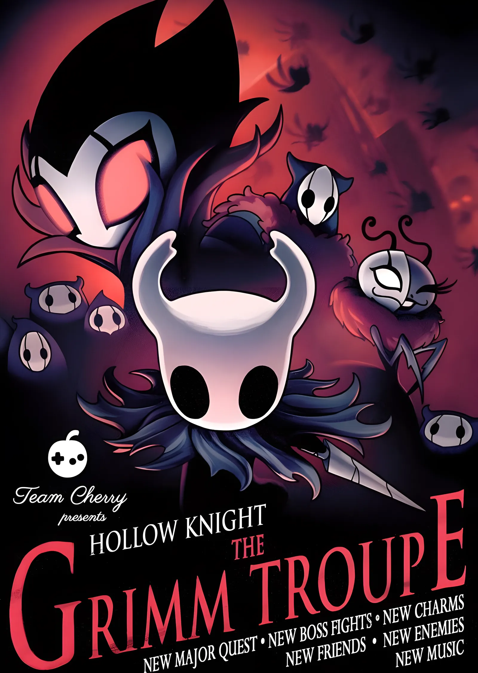 Hollow Knight: The Grimm Troupe metal tablo