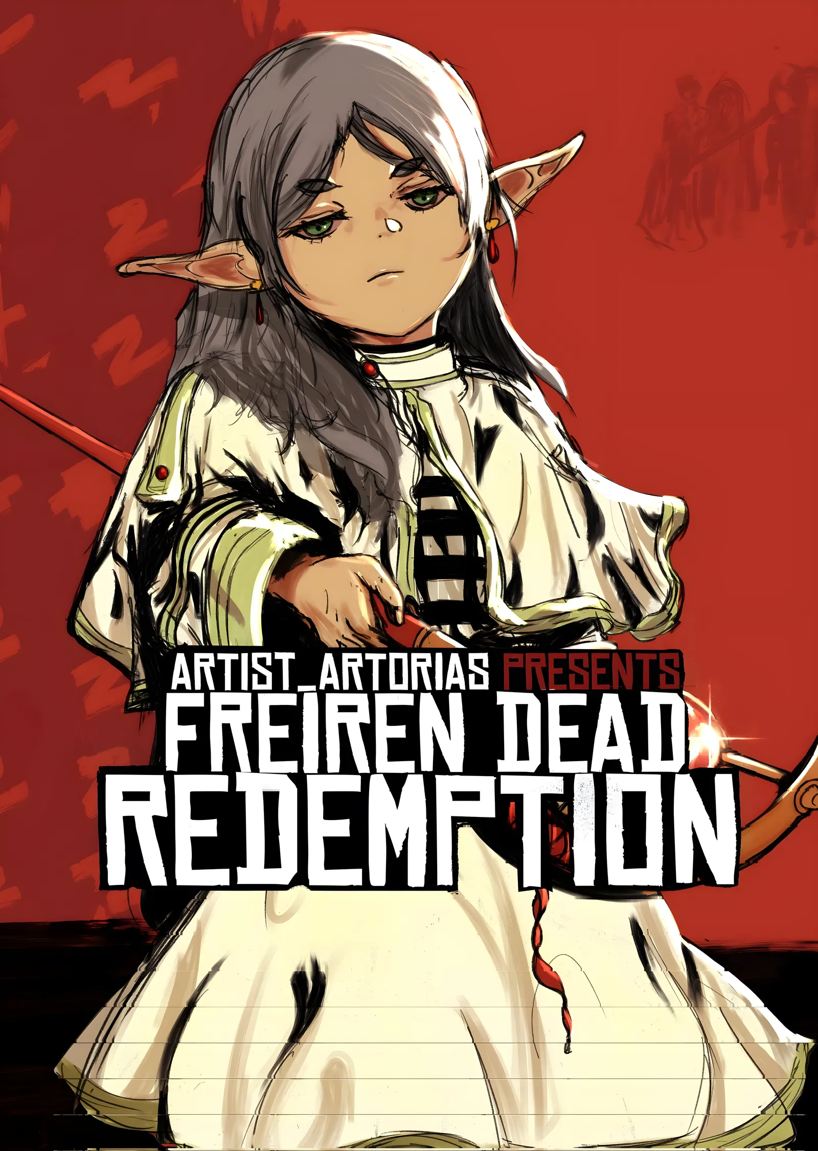 Frieren: Dead Redemption metal tablo