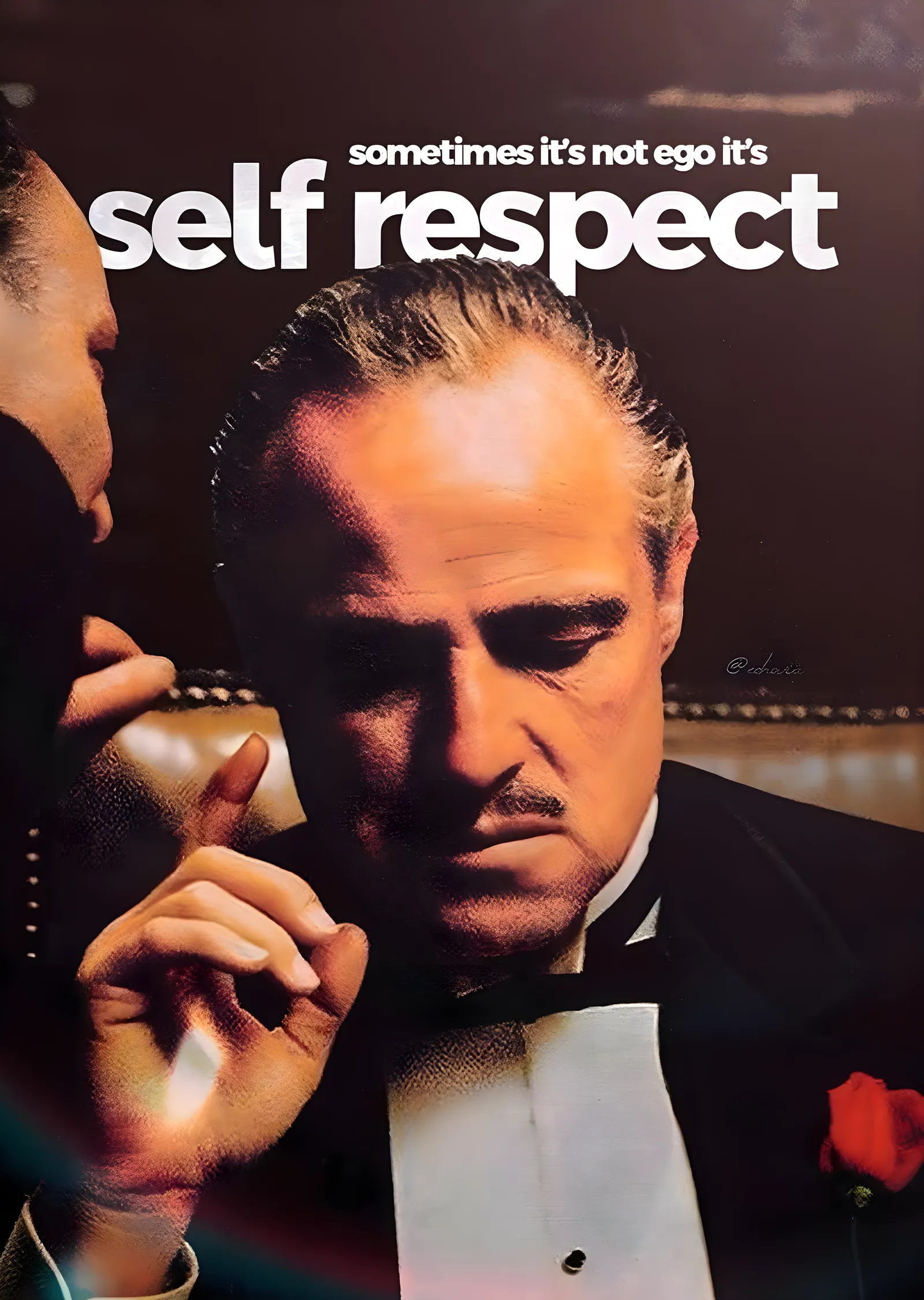 The Godfather - Baba (Saygı Her Şeyden Önemli) metal tablo