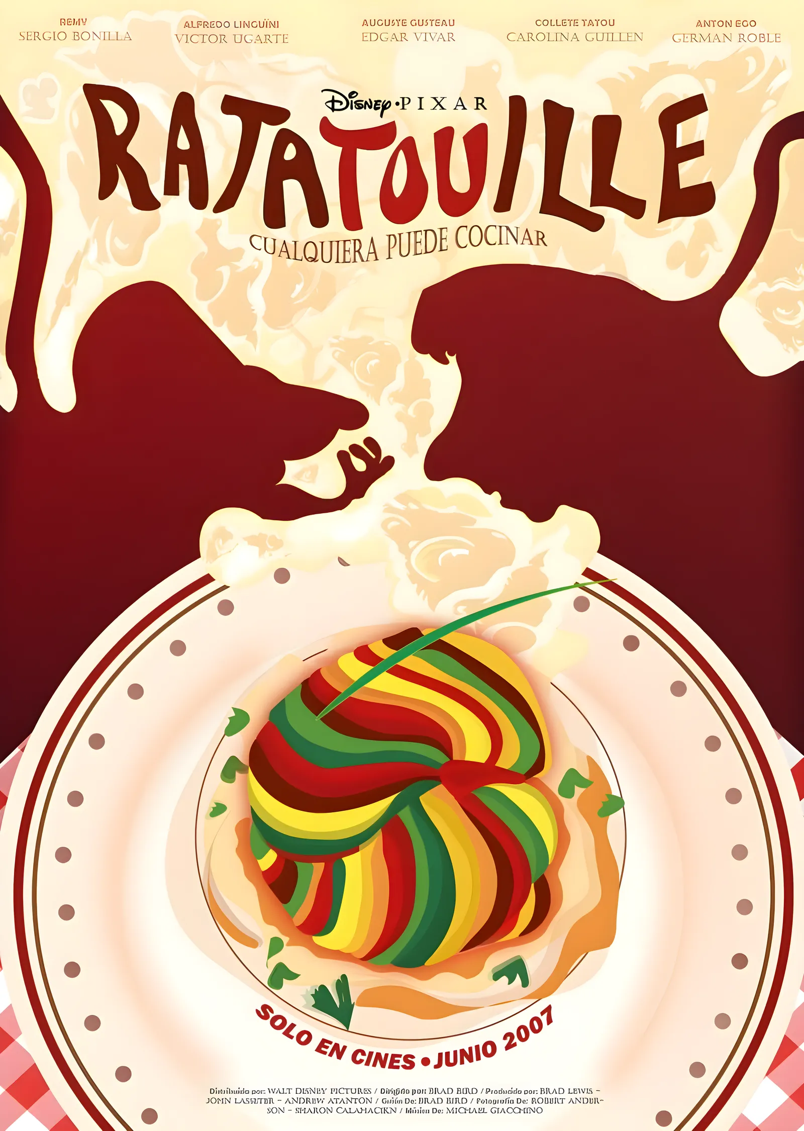 Ratatouille: Lezzetli Sanat metal tablo