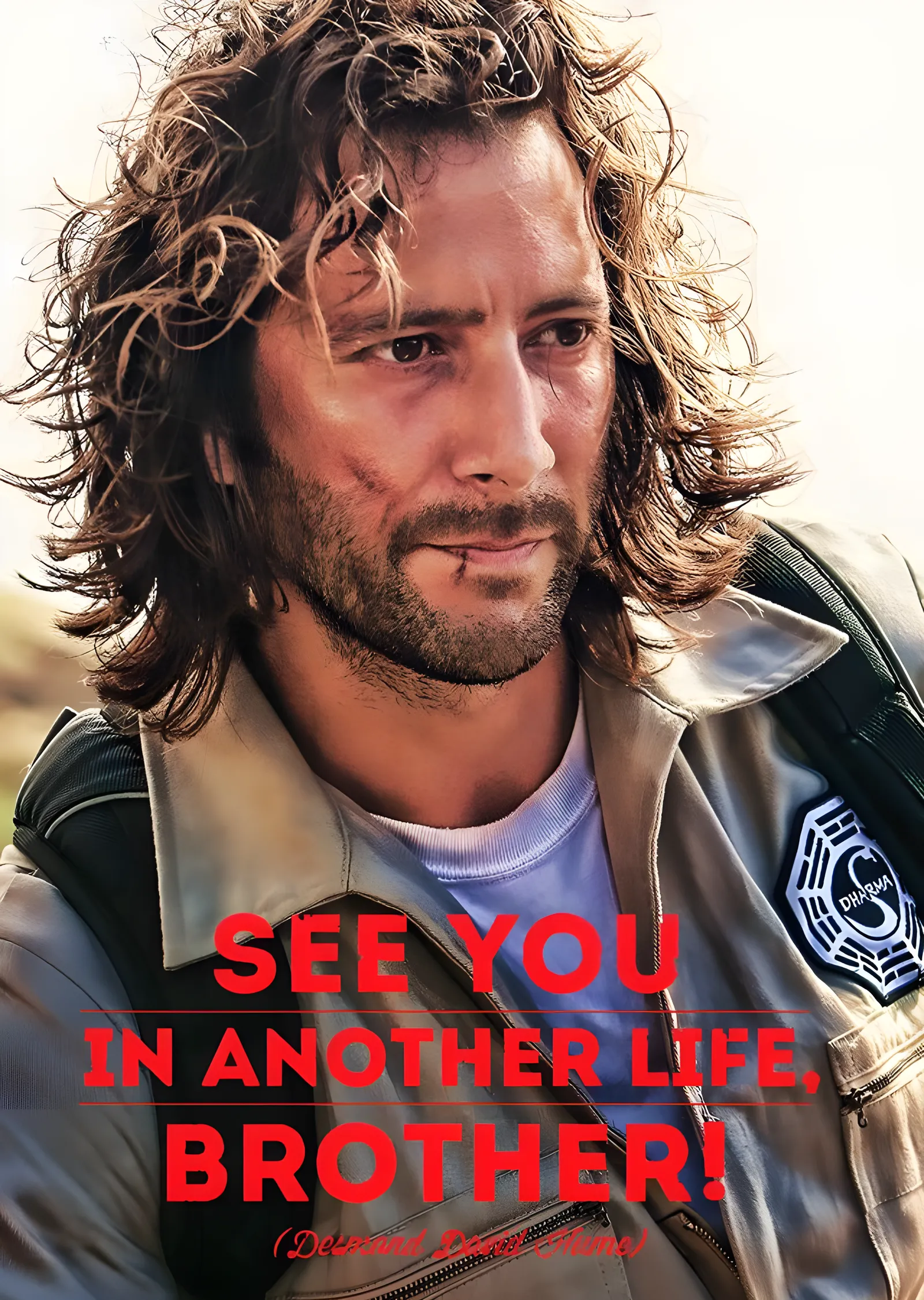 LOST: Desmond - See You in Another Life metal tablo