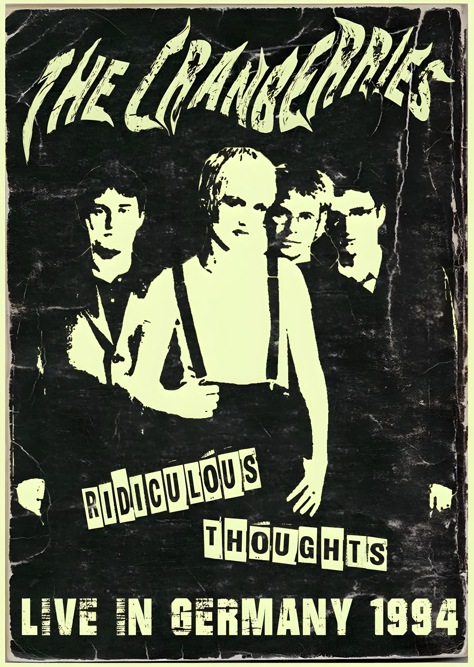 The Cranberries - Live in Germany 1994 metal tablo