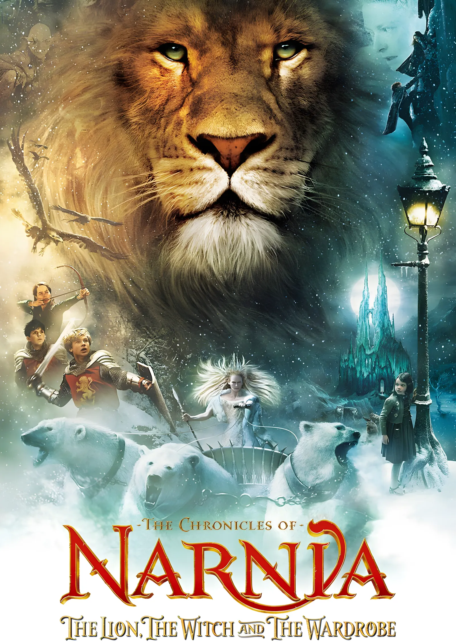 The Chronicles of Narnia: Aslan Yüzü Afişi metal tablo