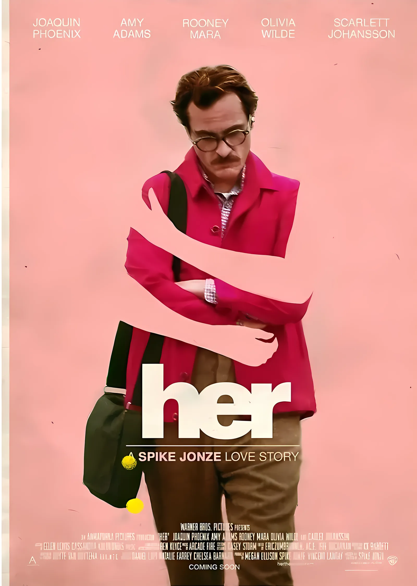 Her: Spike Jonze Love Story metal tablo