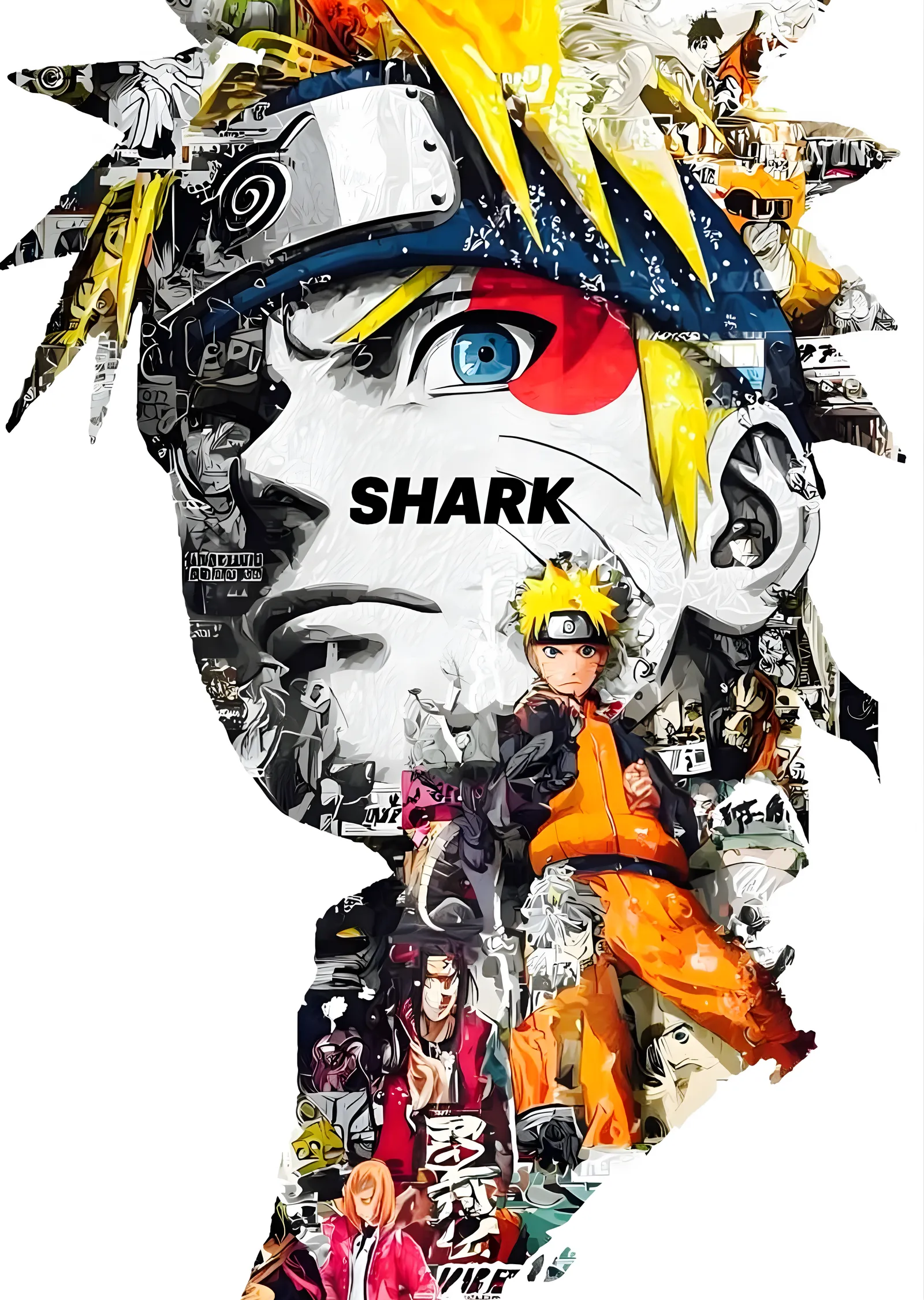 Naruto Uzumaki: Rasengan Patlaması metal tablo
