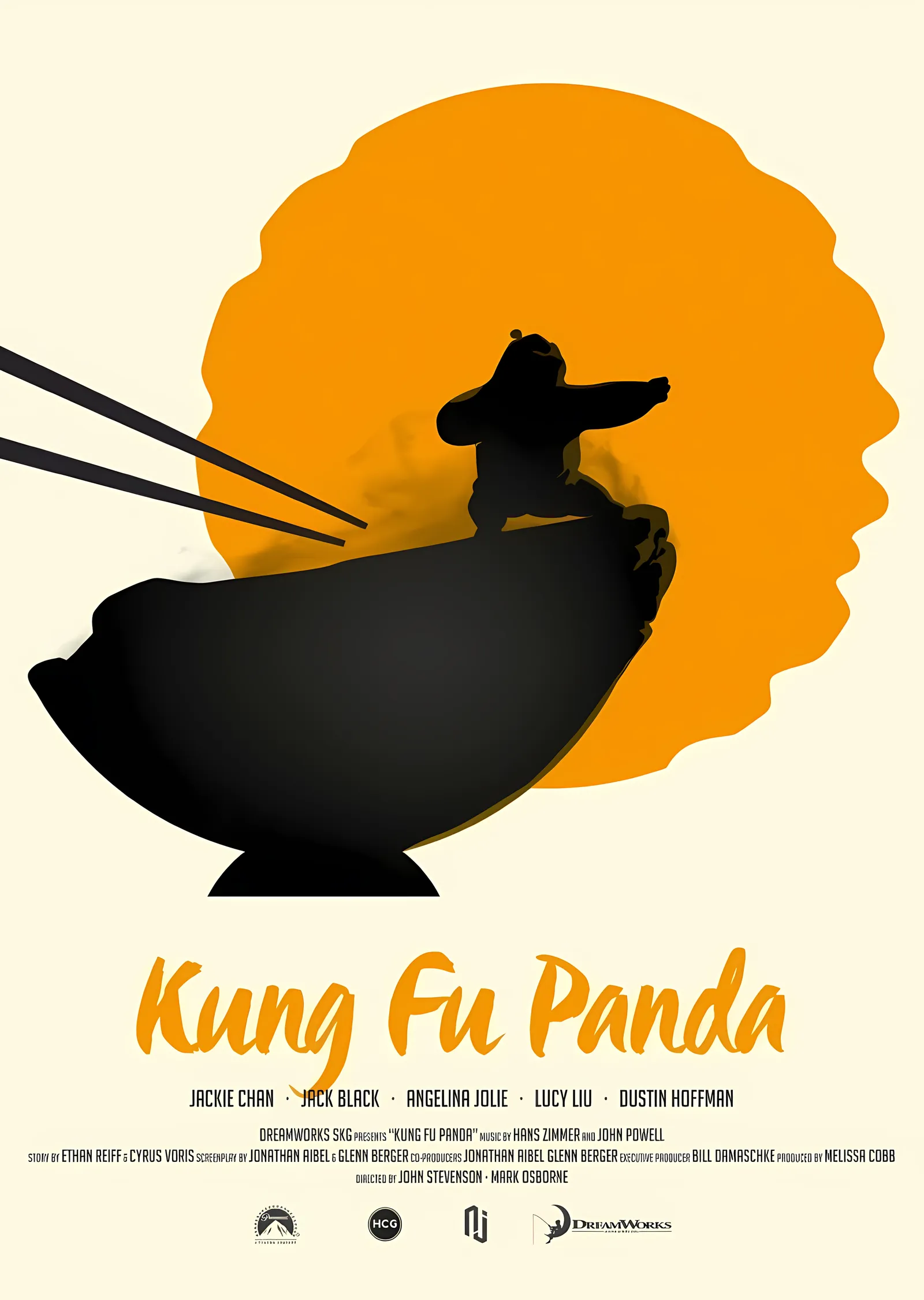 Kung Fu Panda metal tablo