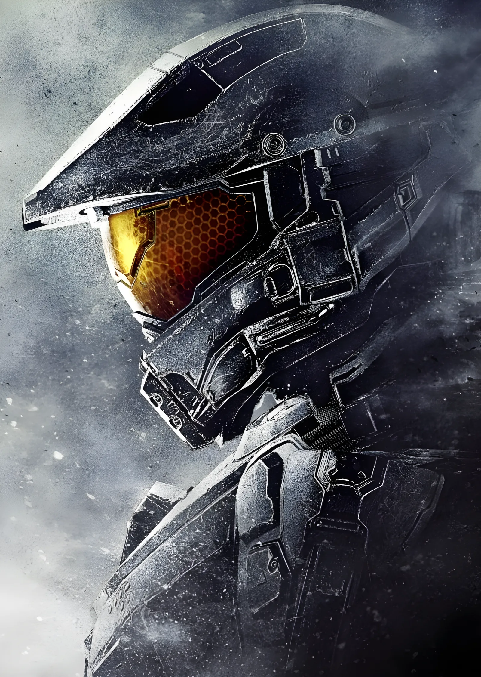 Halo: Master Chief metal tablo