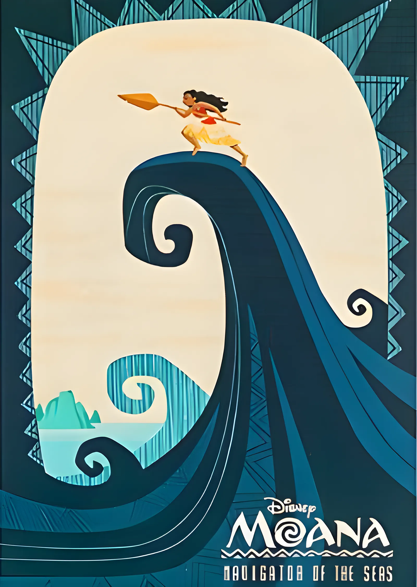 Moana: Navigator of the Seas metal tablo