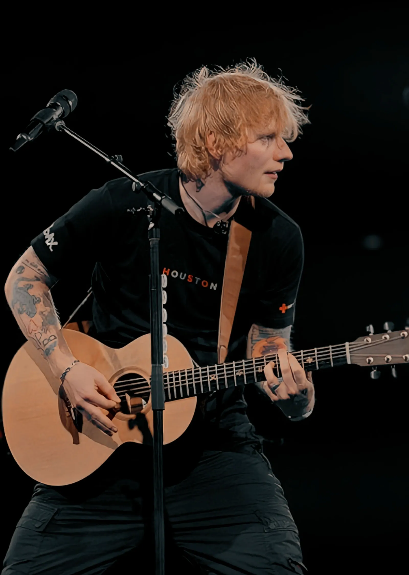 Ed Sheeran: Akustik Set metal tablo