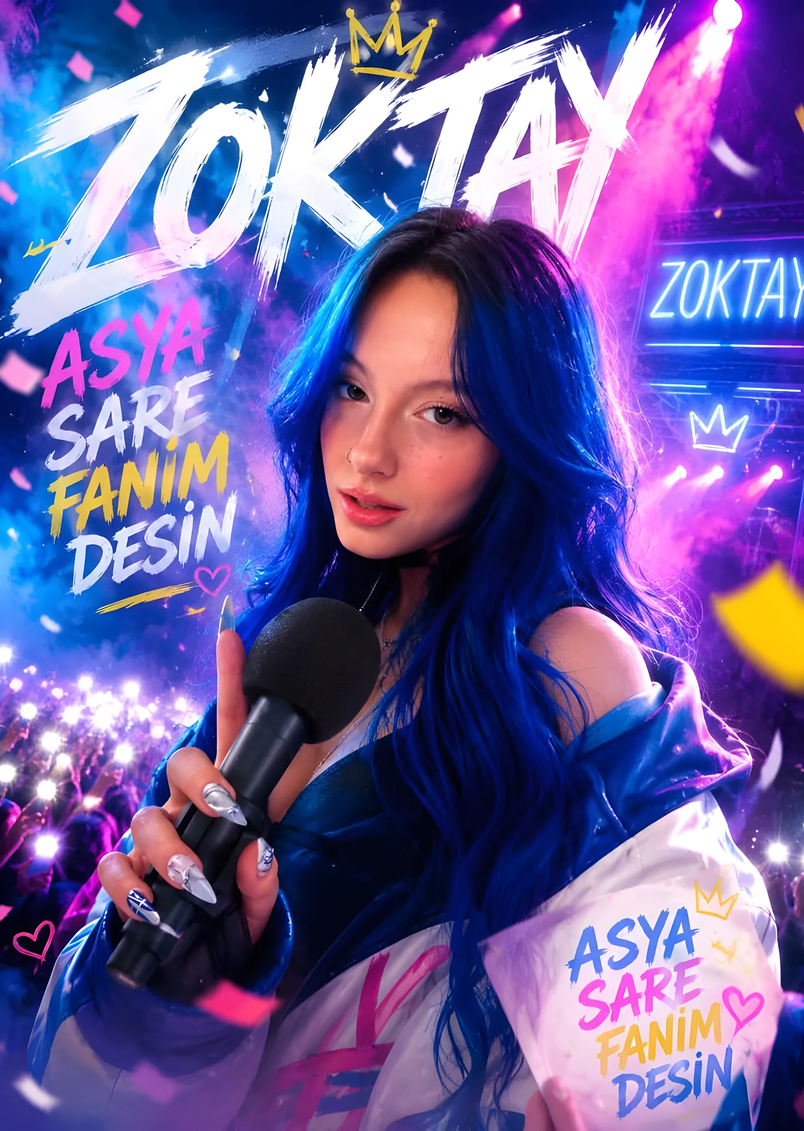 Zoktay - Konser Sahnesi metal tablo