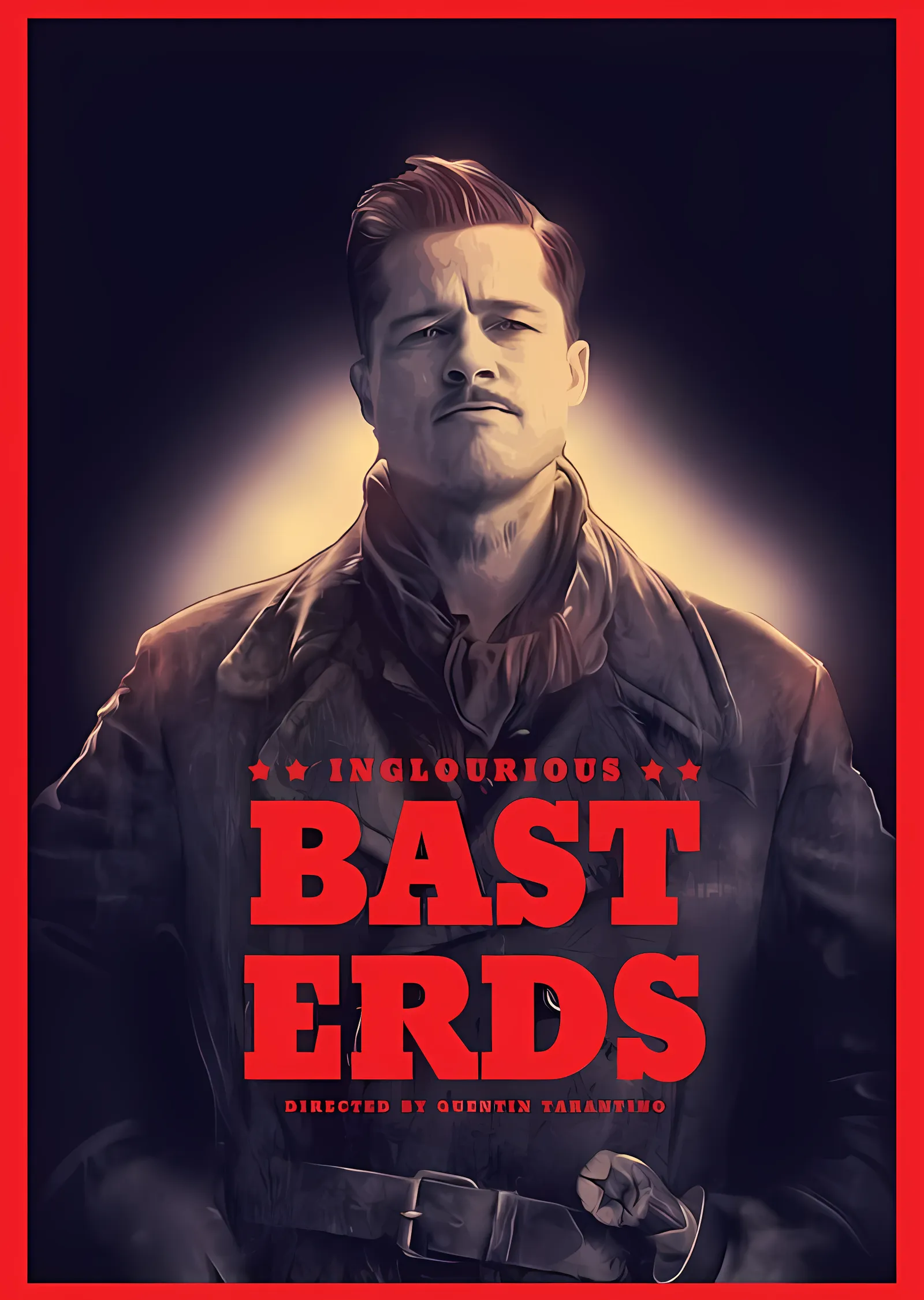Inglourious Basterds: Aldo Raine metal tablo