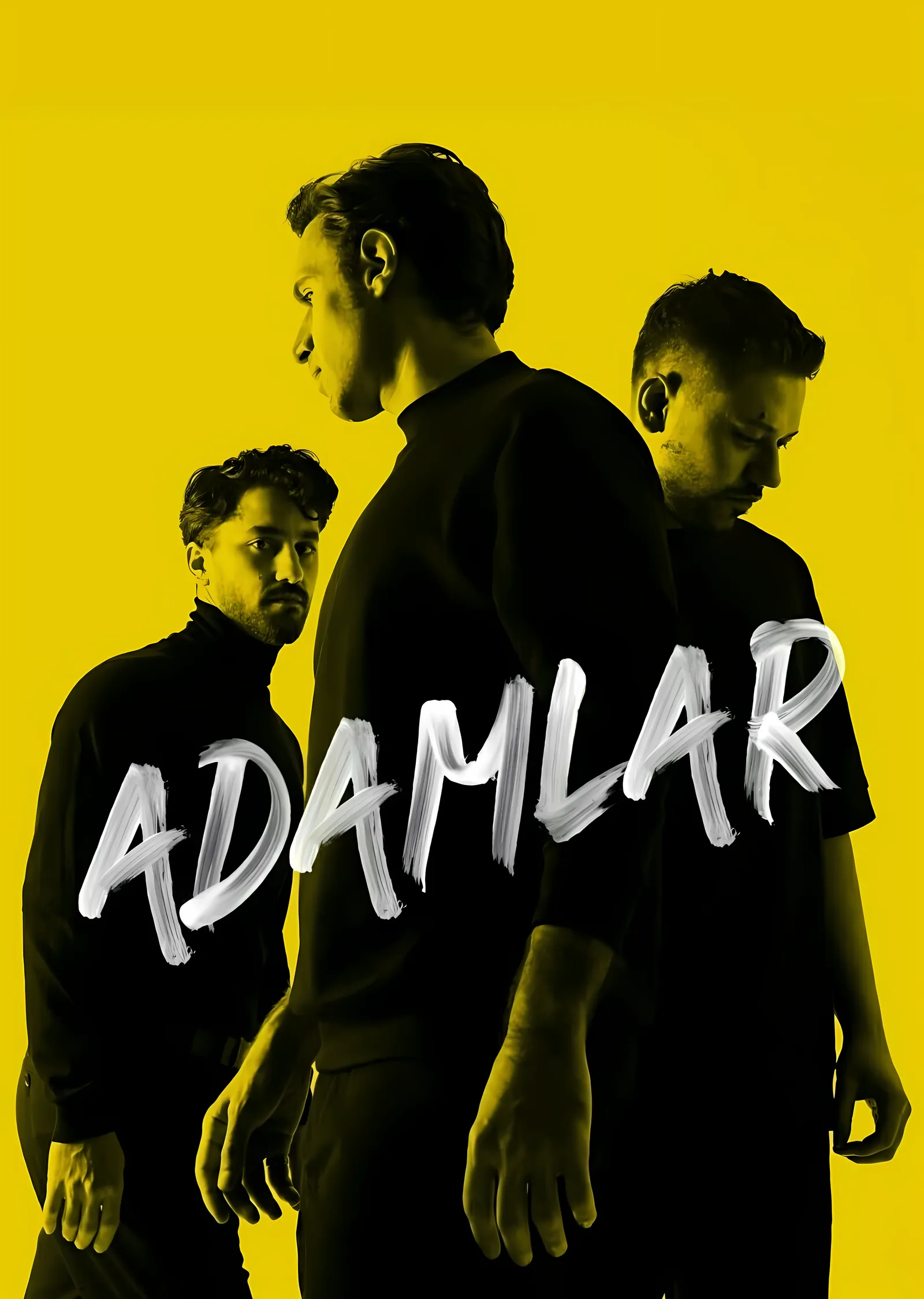 Adamlar metal tablo