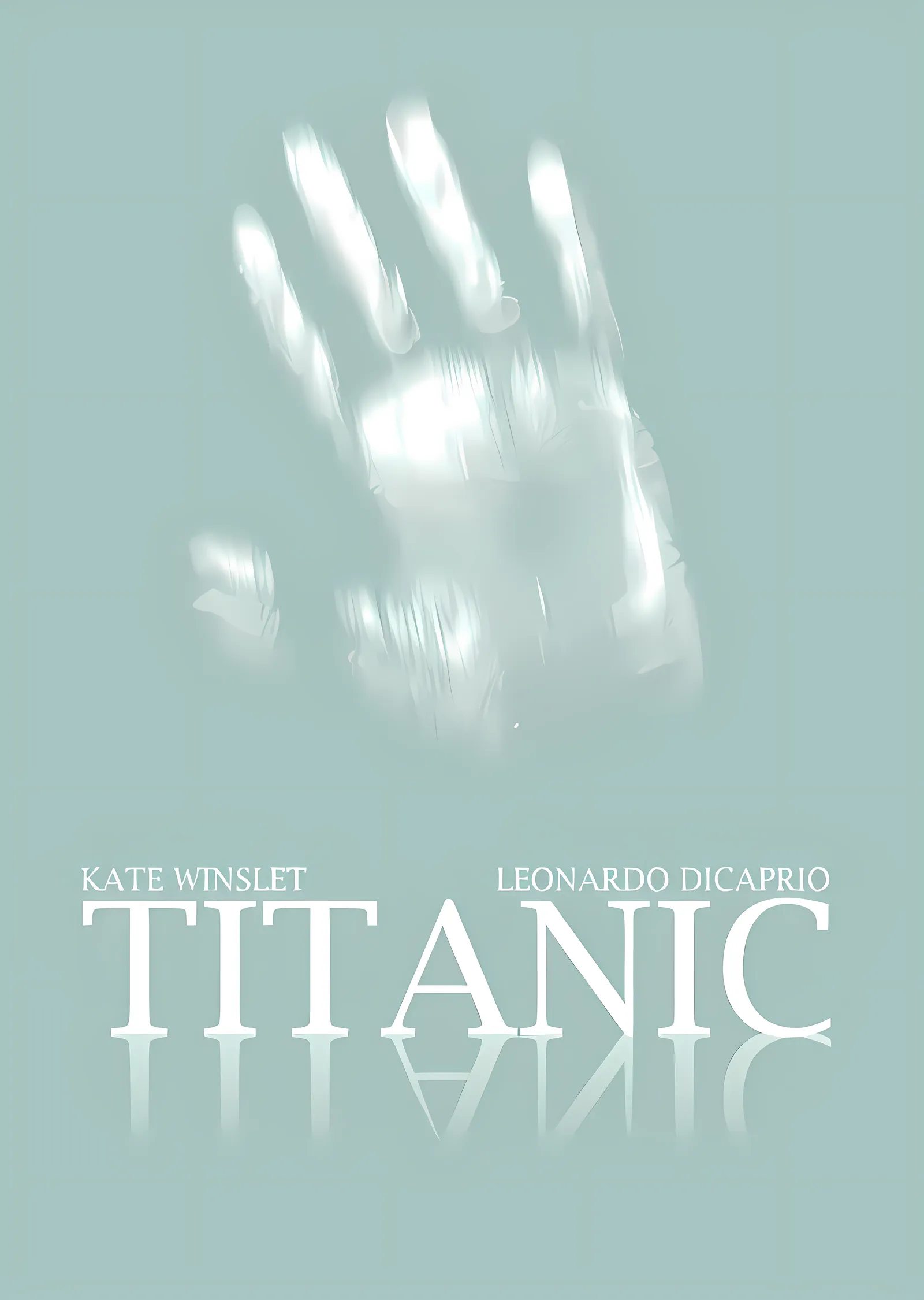 Titanic: Kate Winslet ve Leonardo DiCaprio metal tablo