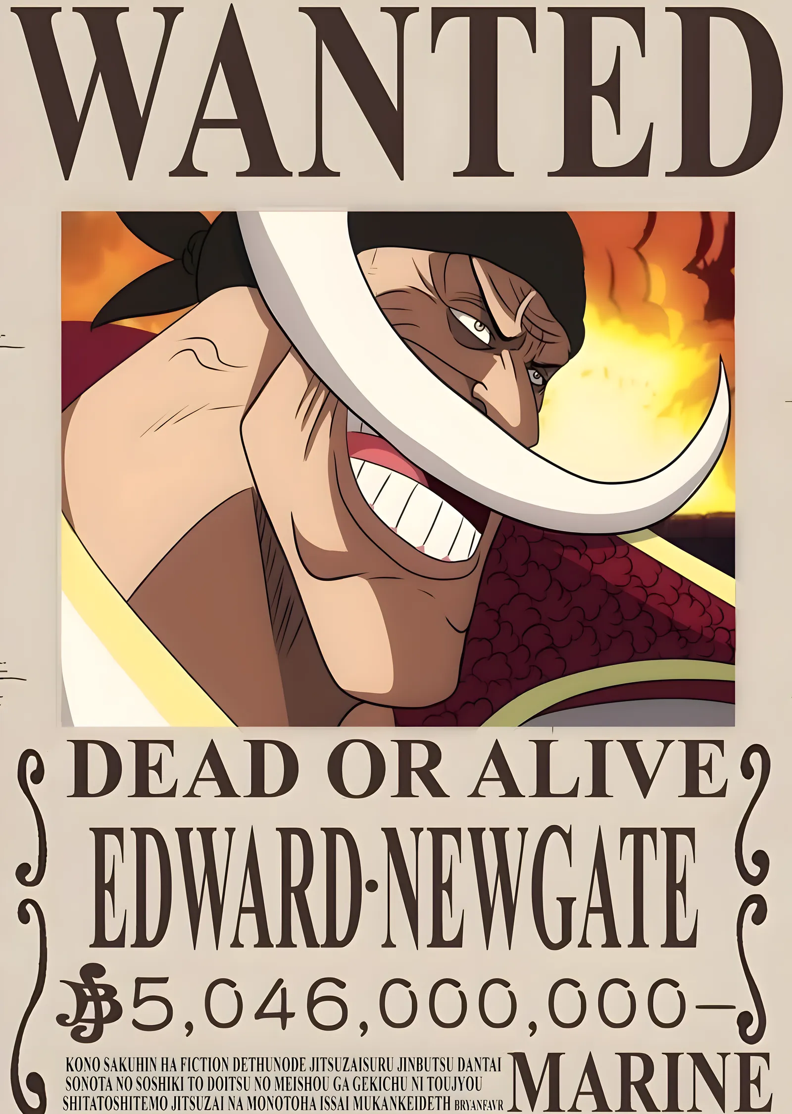 Edward Newgate: Beyaz Sakallı Korsan metal tablo