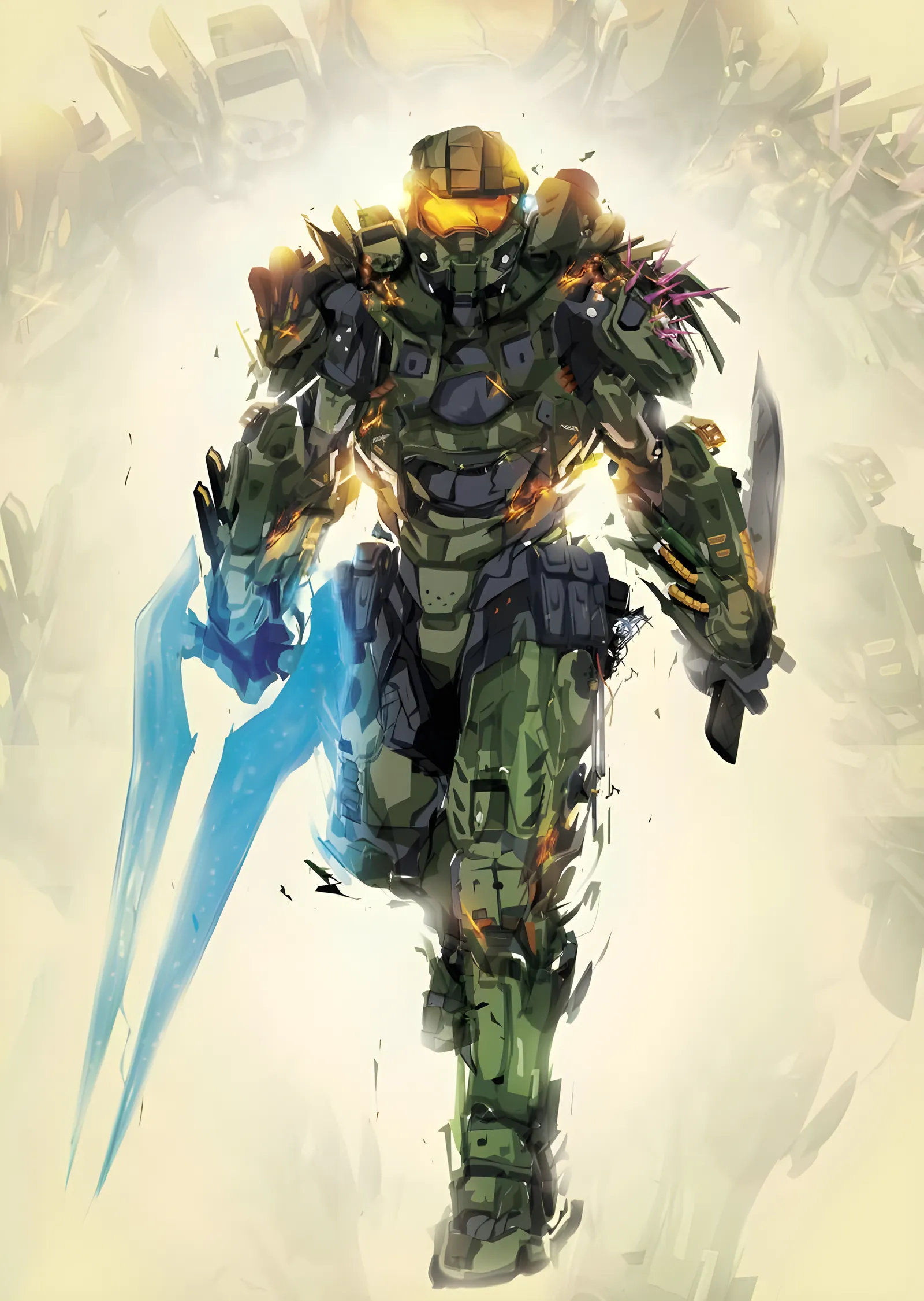 Halo: Zırhlı Asker metal tablo