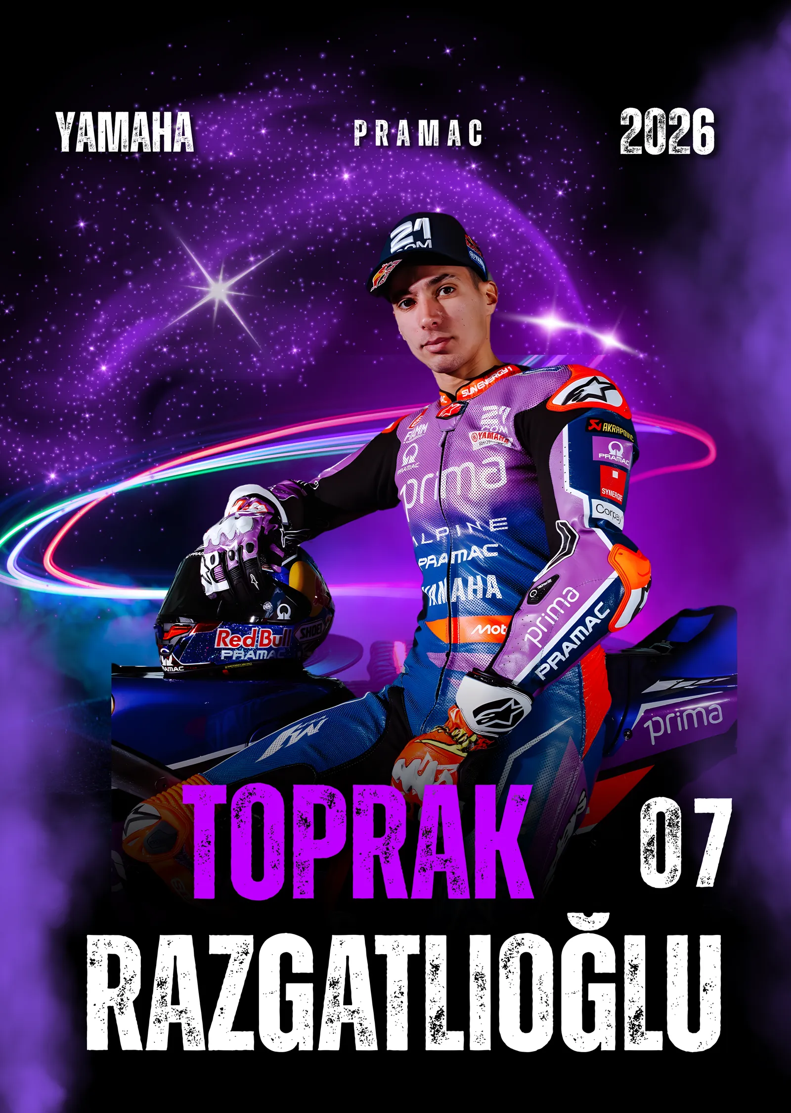 Toprak Razgatlıoğlu 07 metal tablo