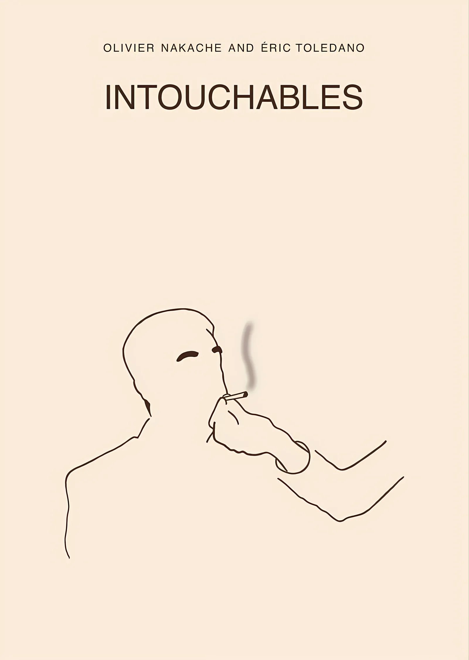 Intouchables: Minimalist Afiş metal tablo