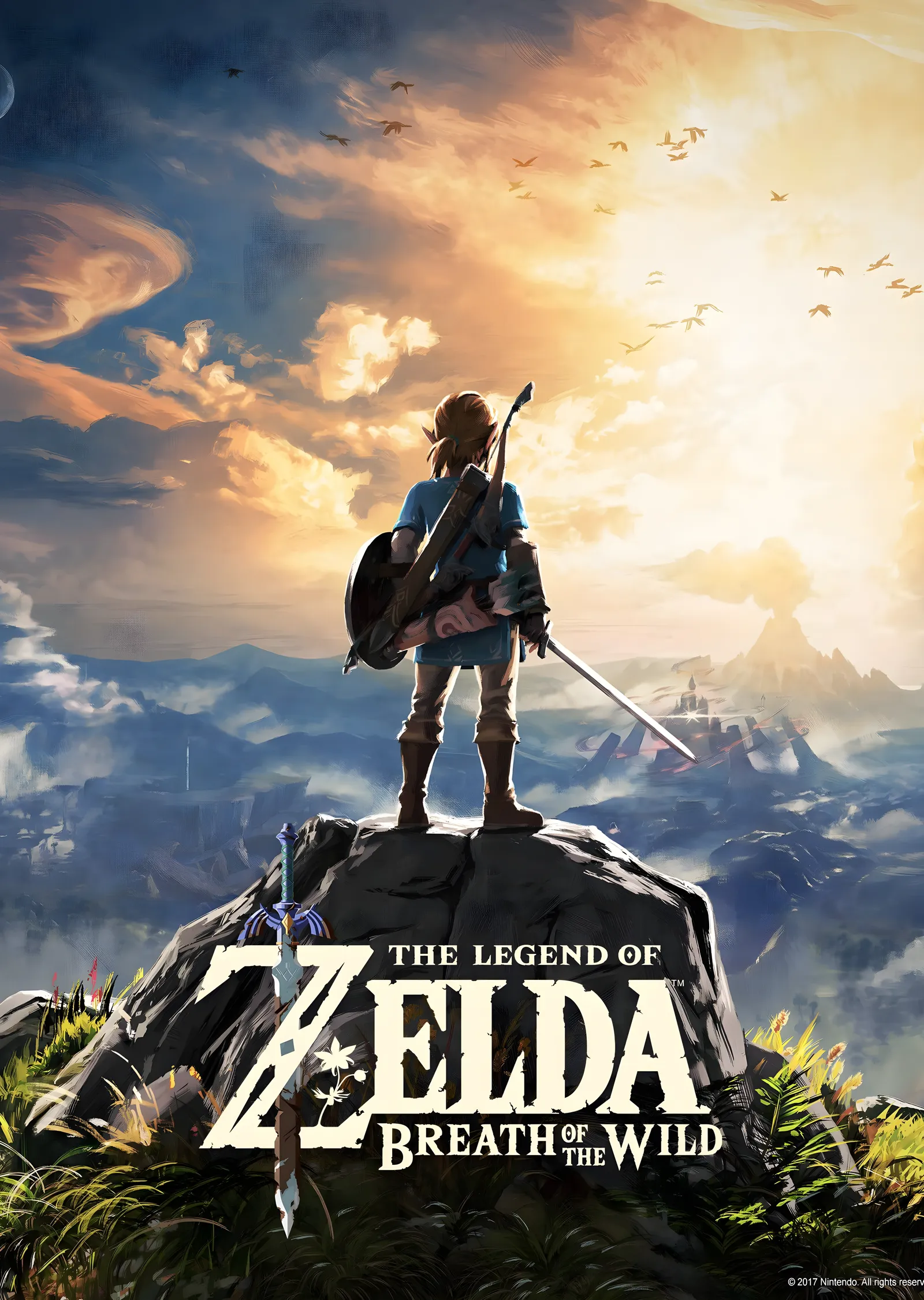 Zelda: Breath of the Wild Ufuk metal tablo