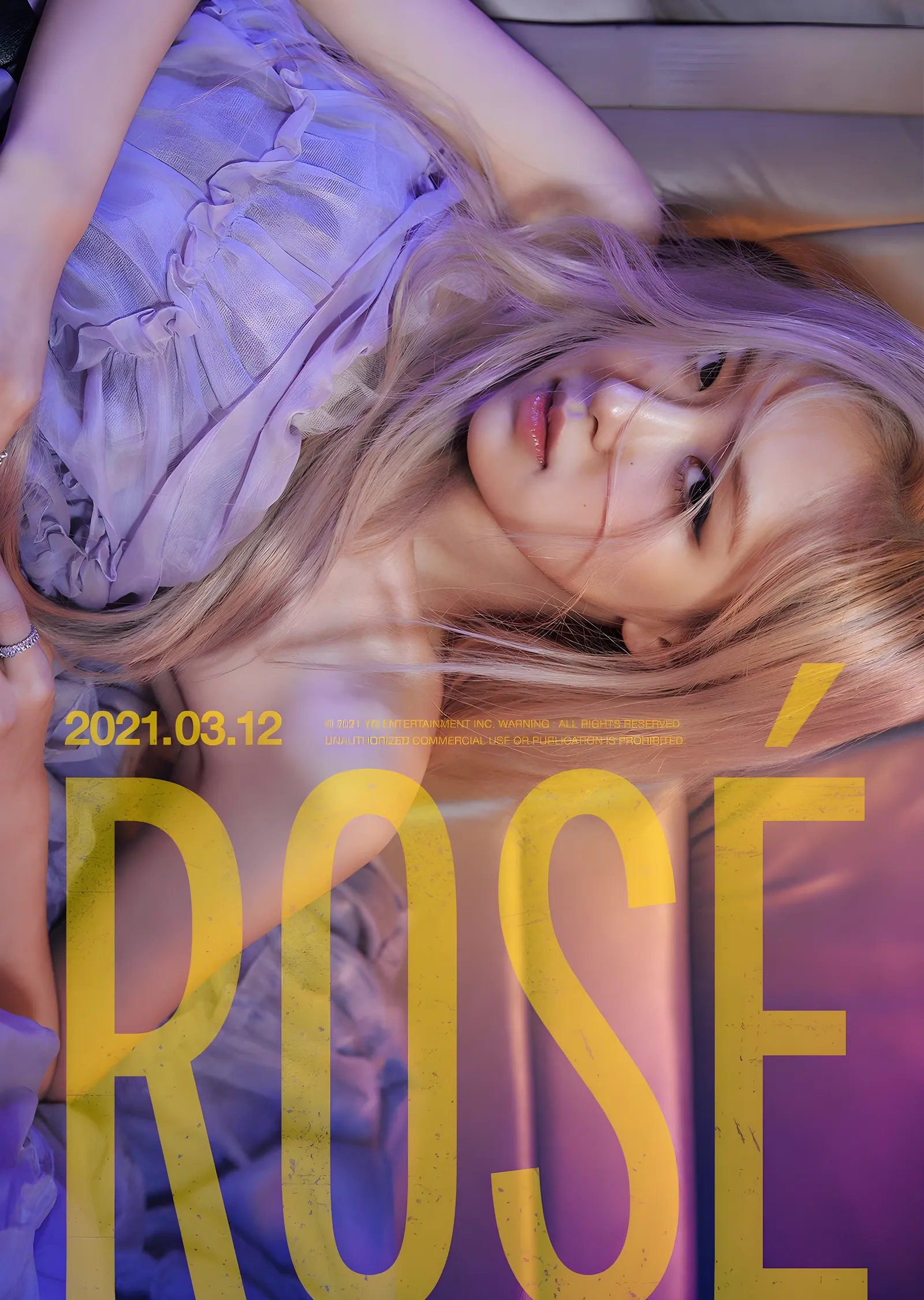 Rosé - R Single Albüm Tanıtımı metal tablo