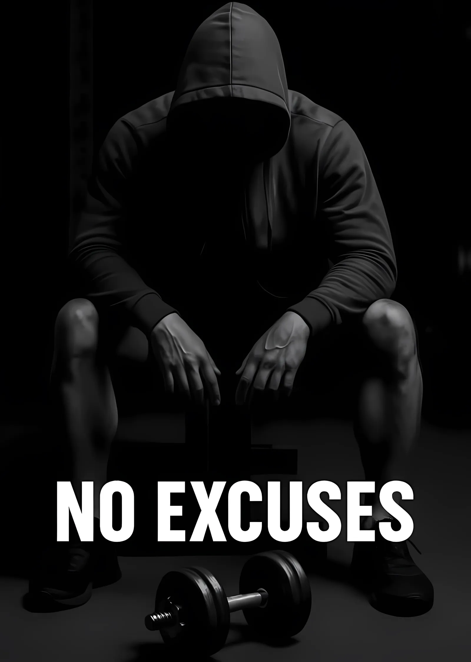 No Excuses - Karanlık Salonda Ağırlık metal tablo