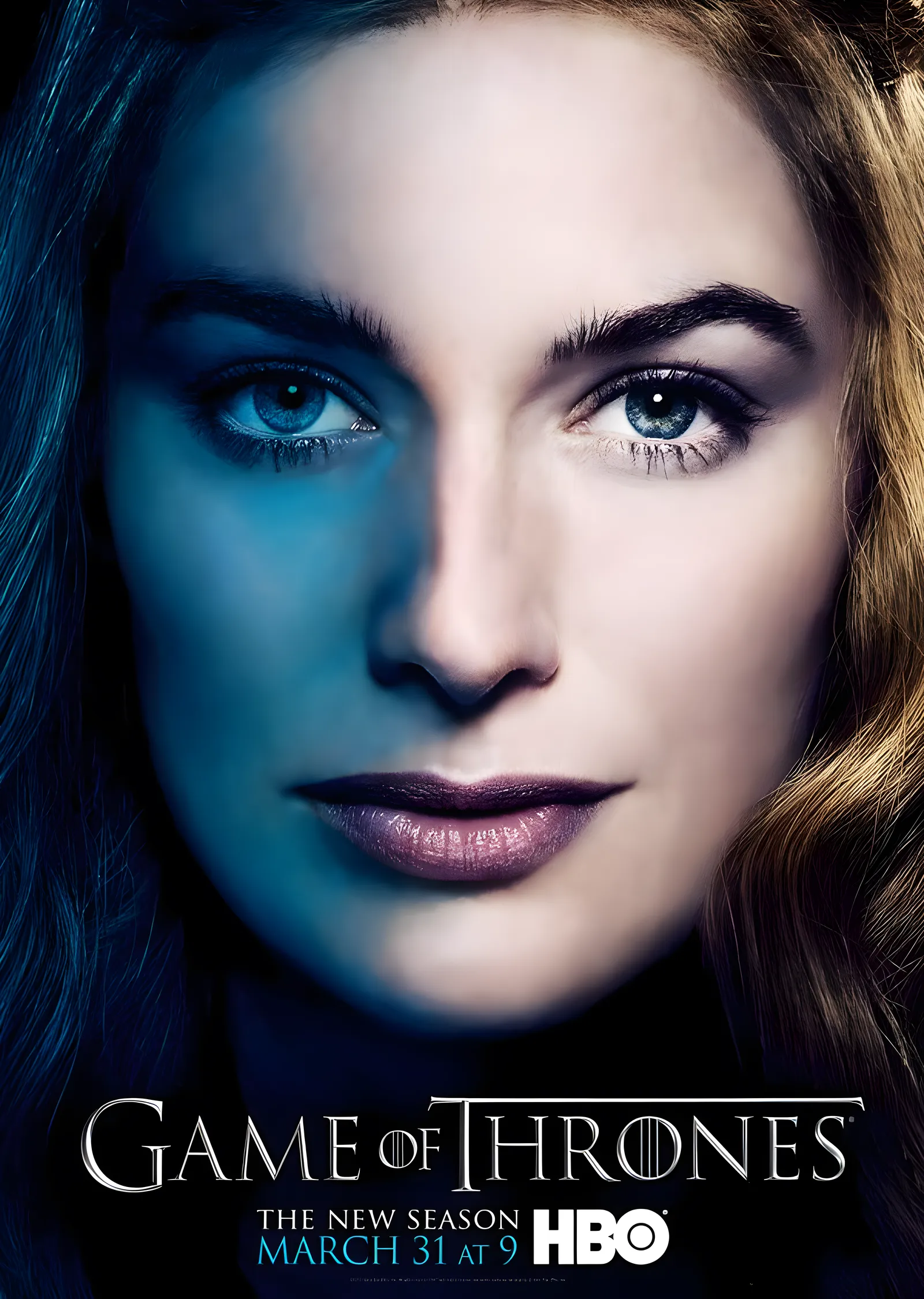 Game of Thrones: Cersei Portresi metal tablo