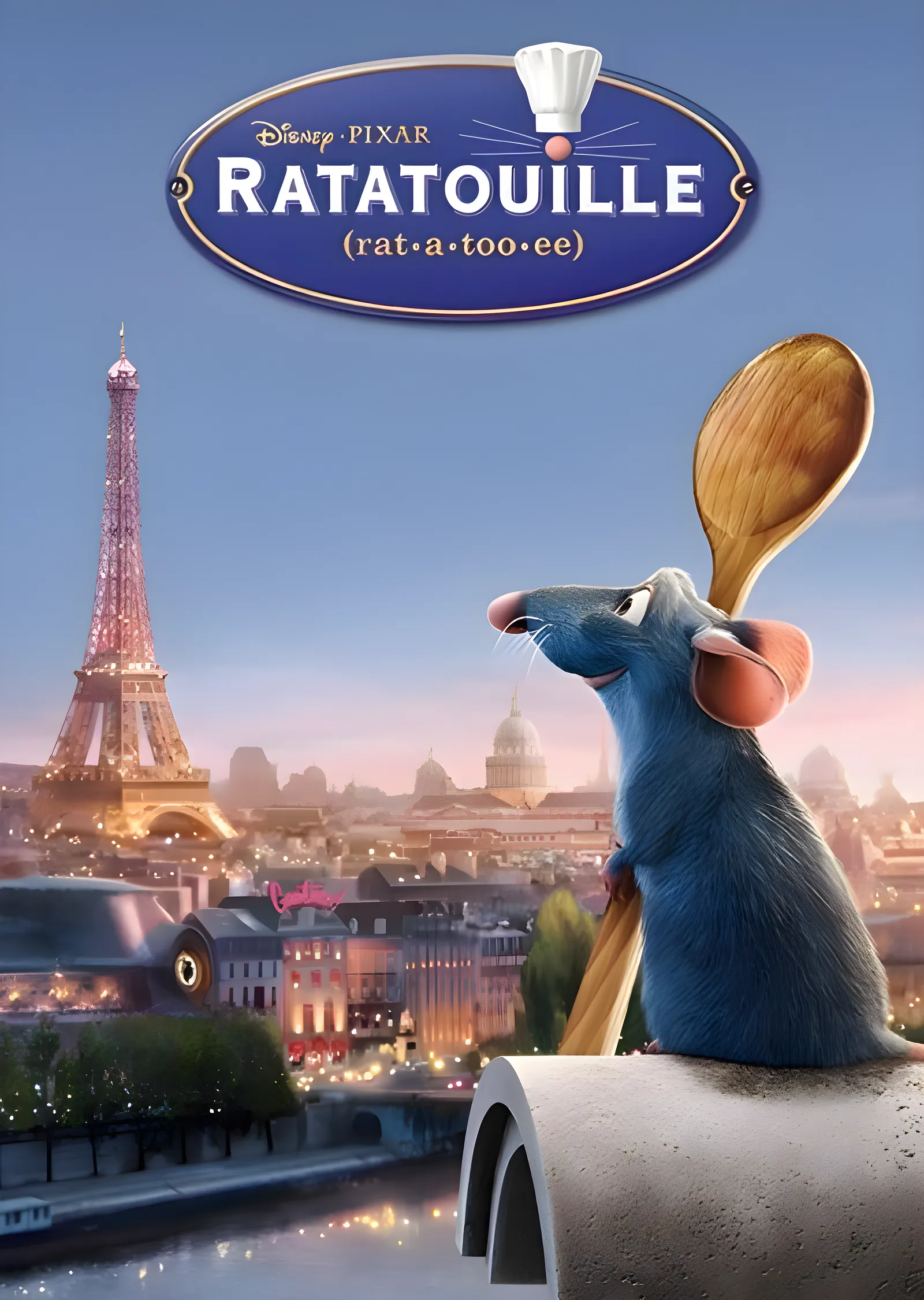 Ratatouille - Ratatouille metal tablo