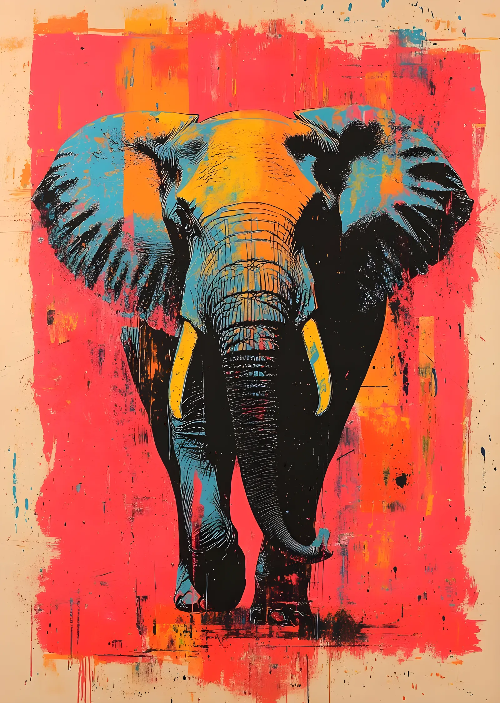 Pop Art Fil metal tablo