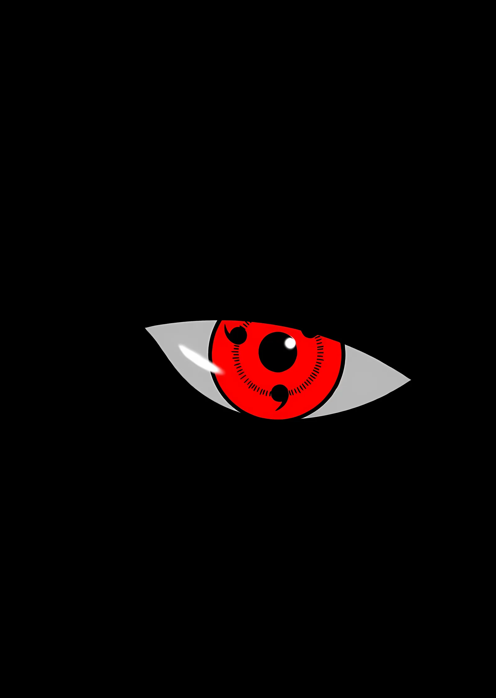 Sharingan metal tablo