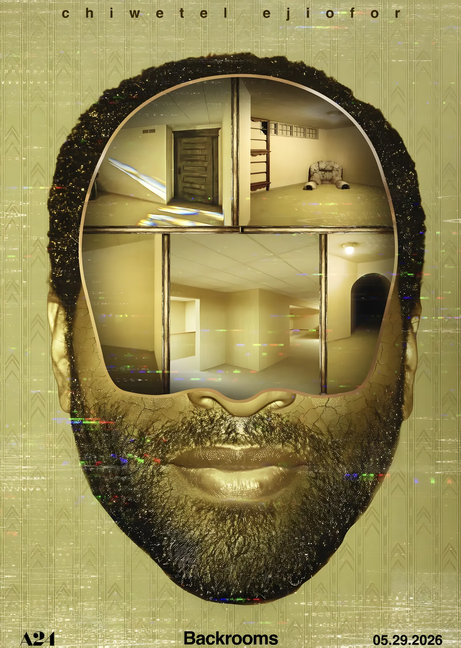 Backrooms - Chiwetel Ejiofor metal tablo