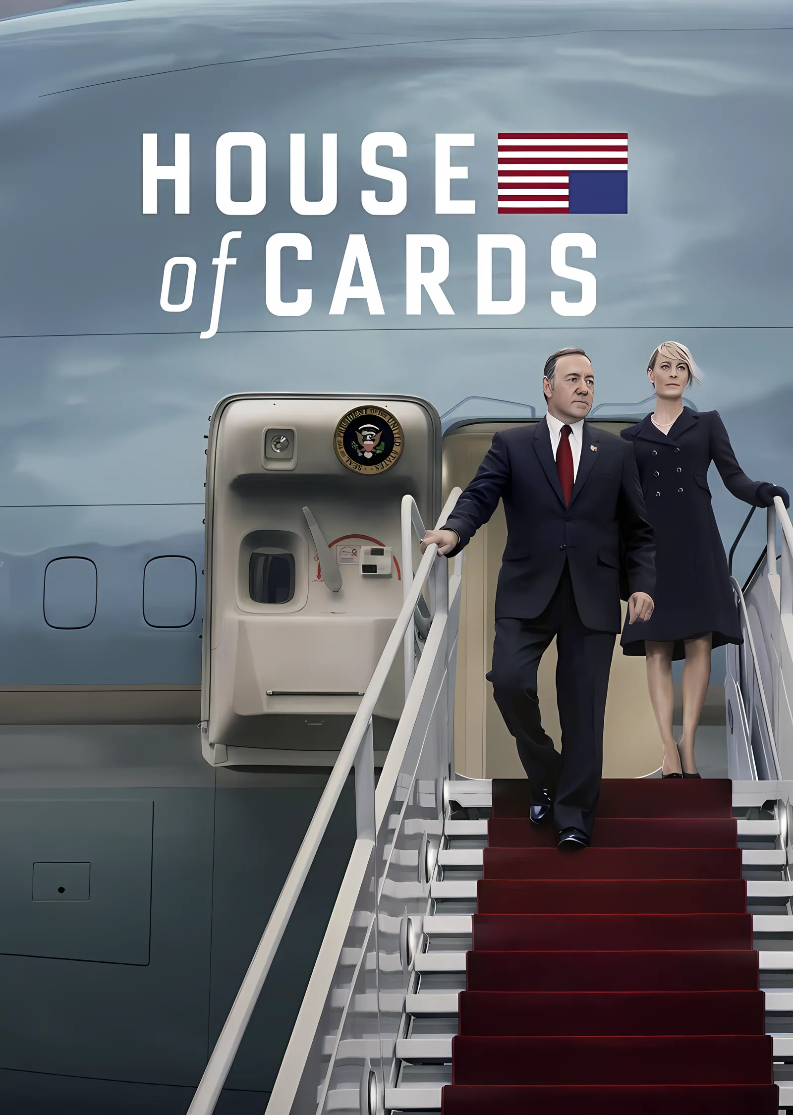 House of Cards metal tablo