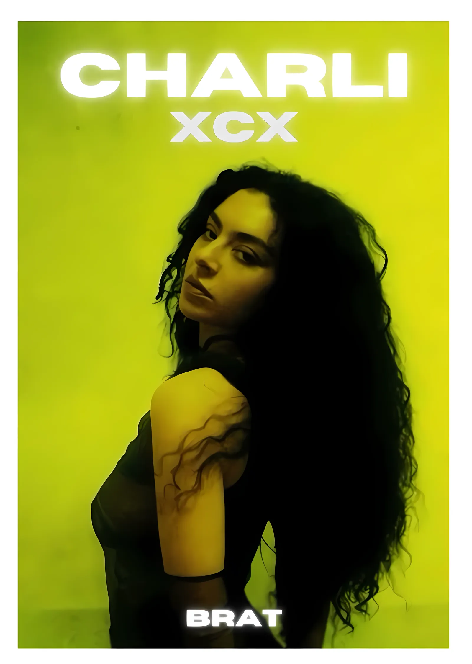 Charli XCX: Brat metal tablo