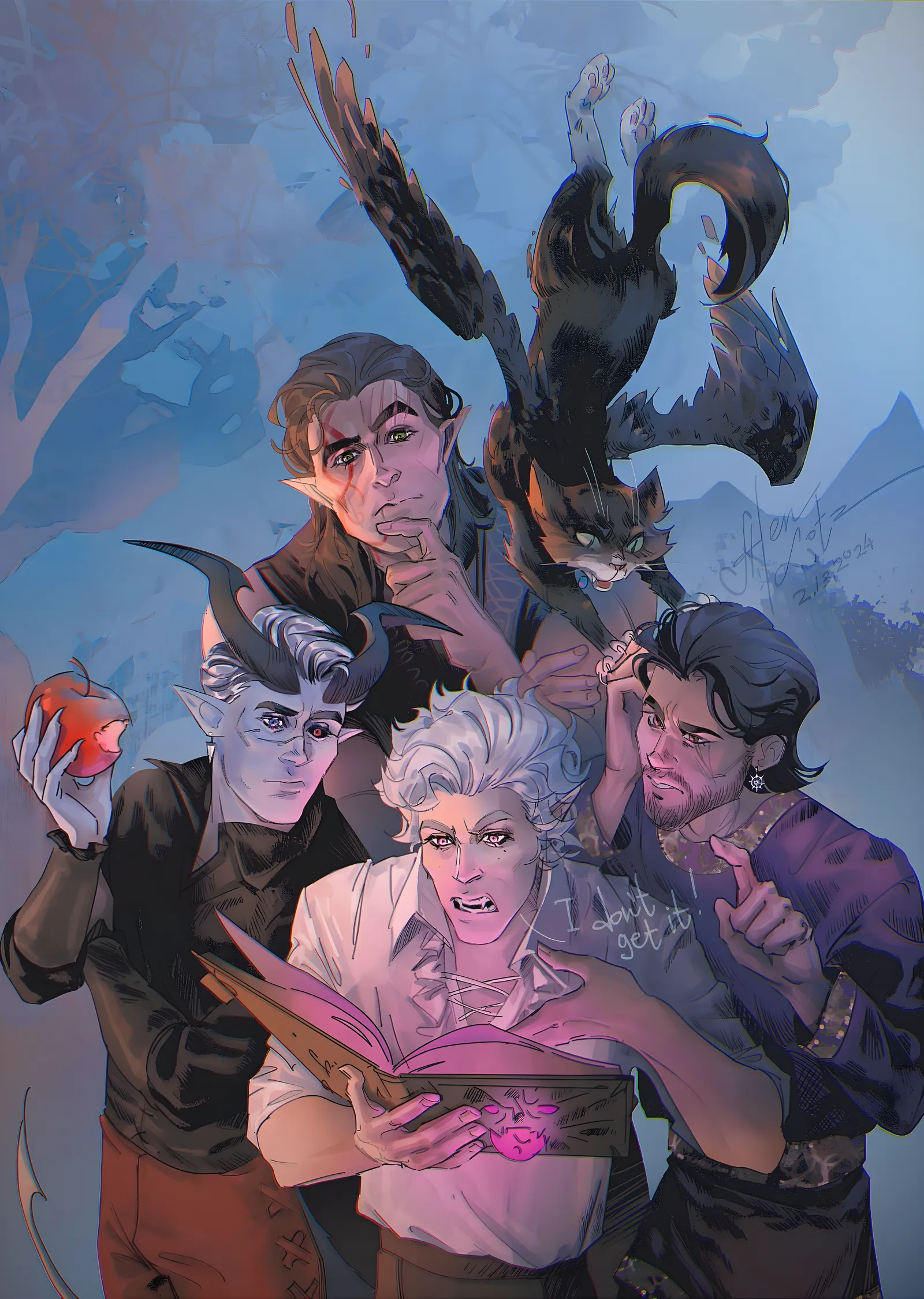 Baldur's Gate: Kitap metal tablo