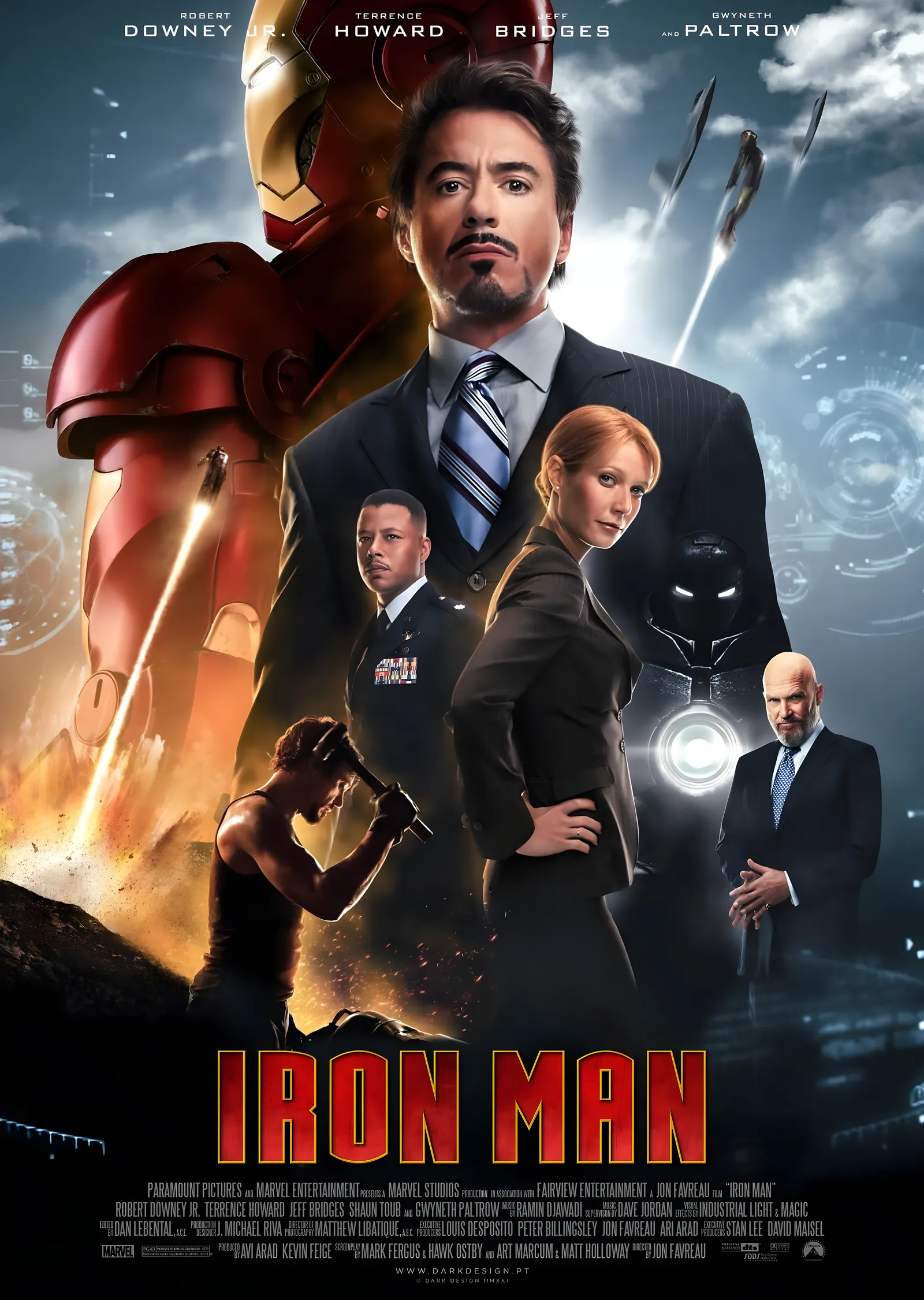 Iron Man metal tablo