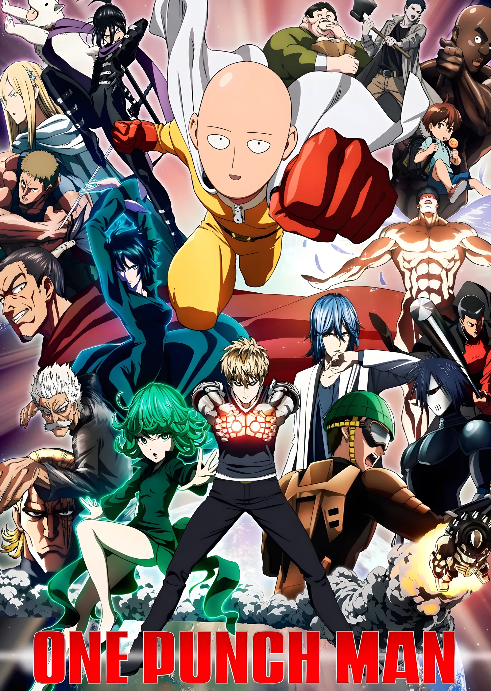 One Punch Man: Kadro metal tablo