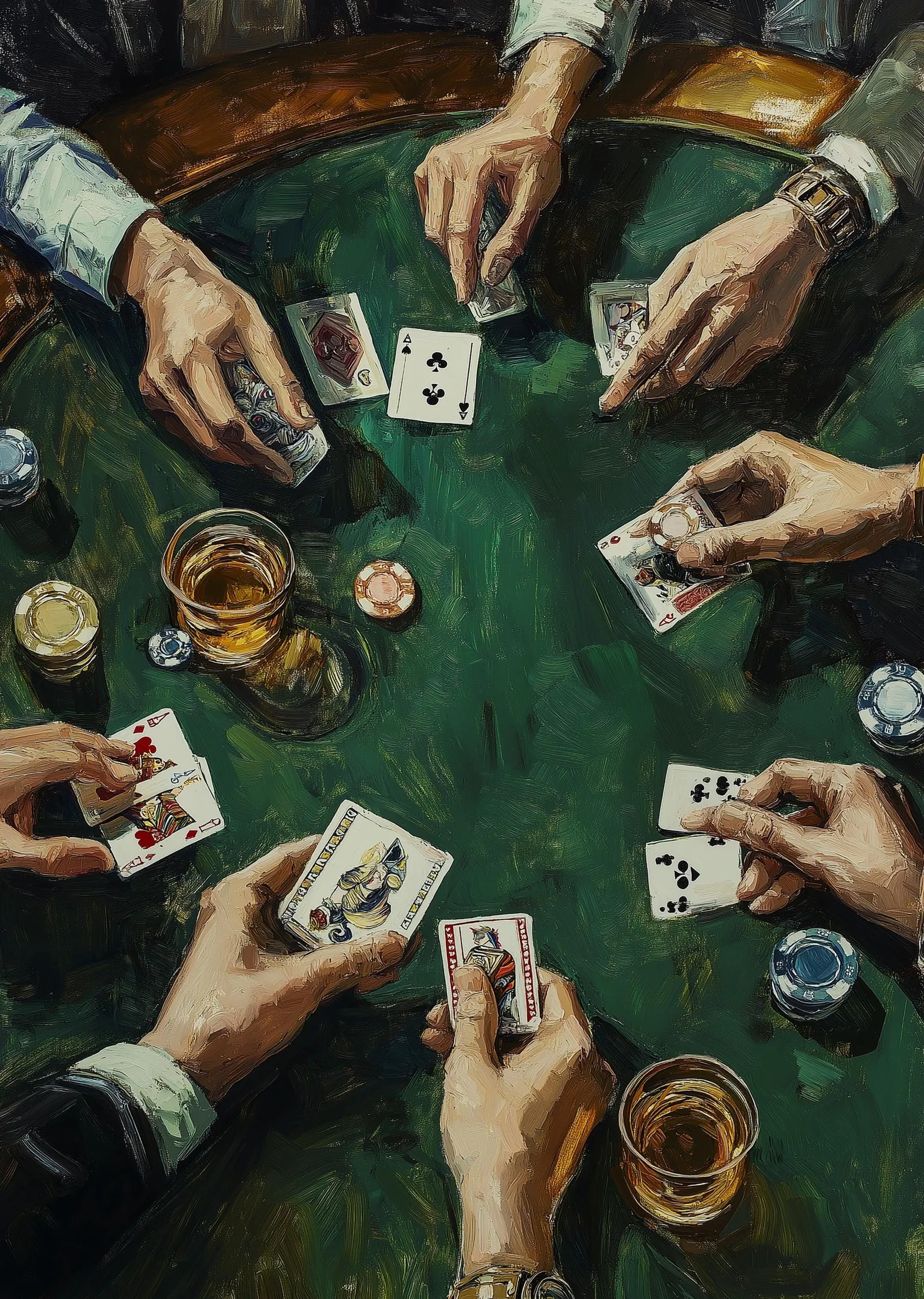 Poker Masası metal tablo