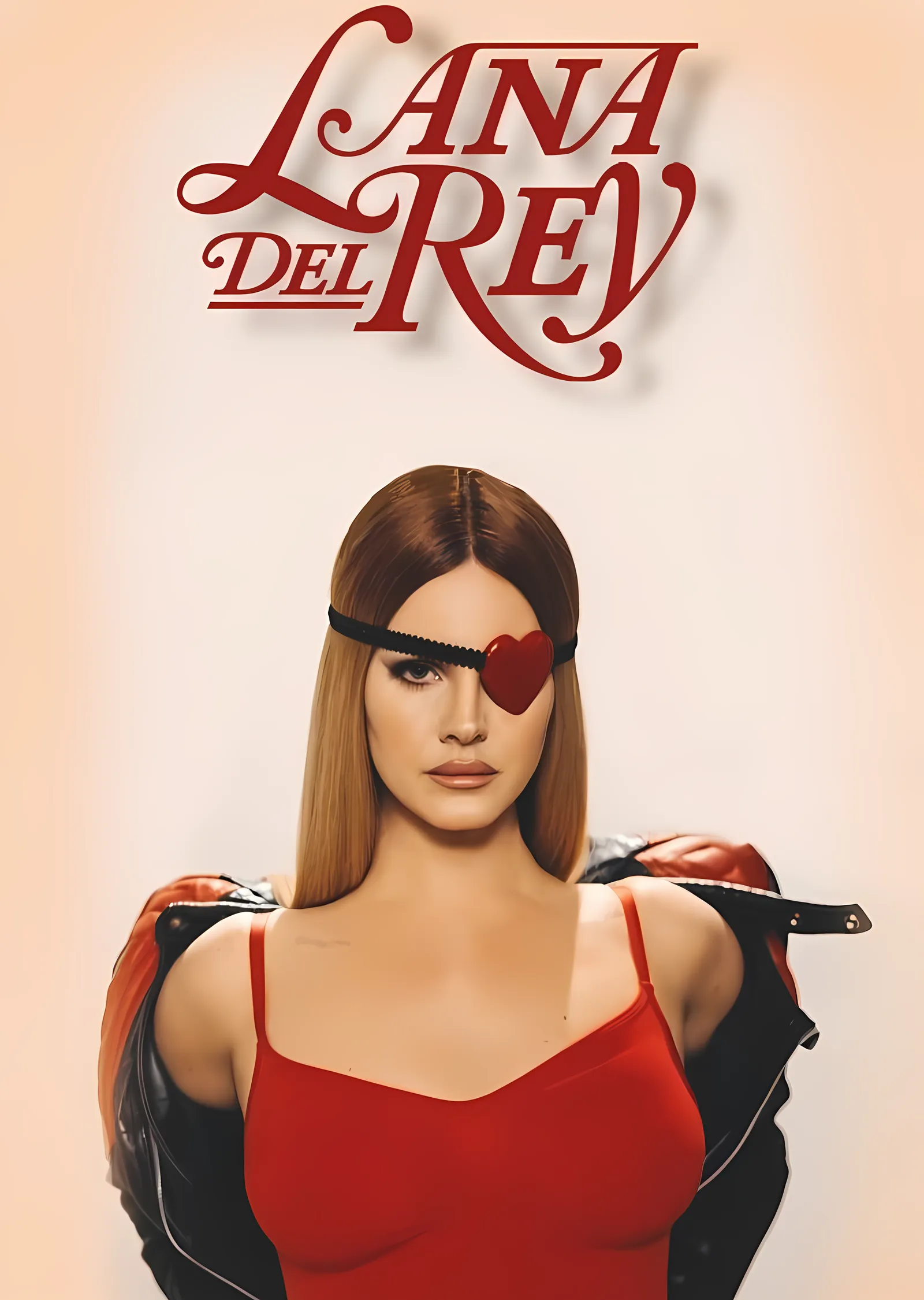 Lana Del Rey: Göz Bandı ve Kırmızı metal tablo