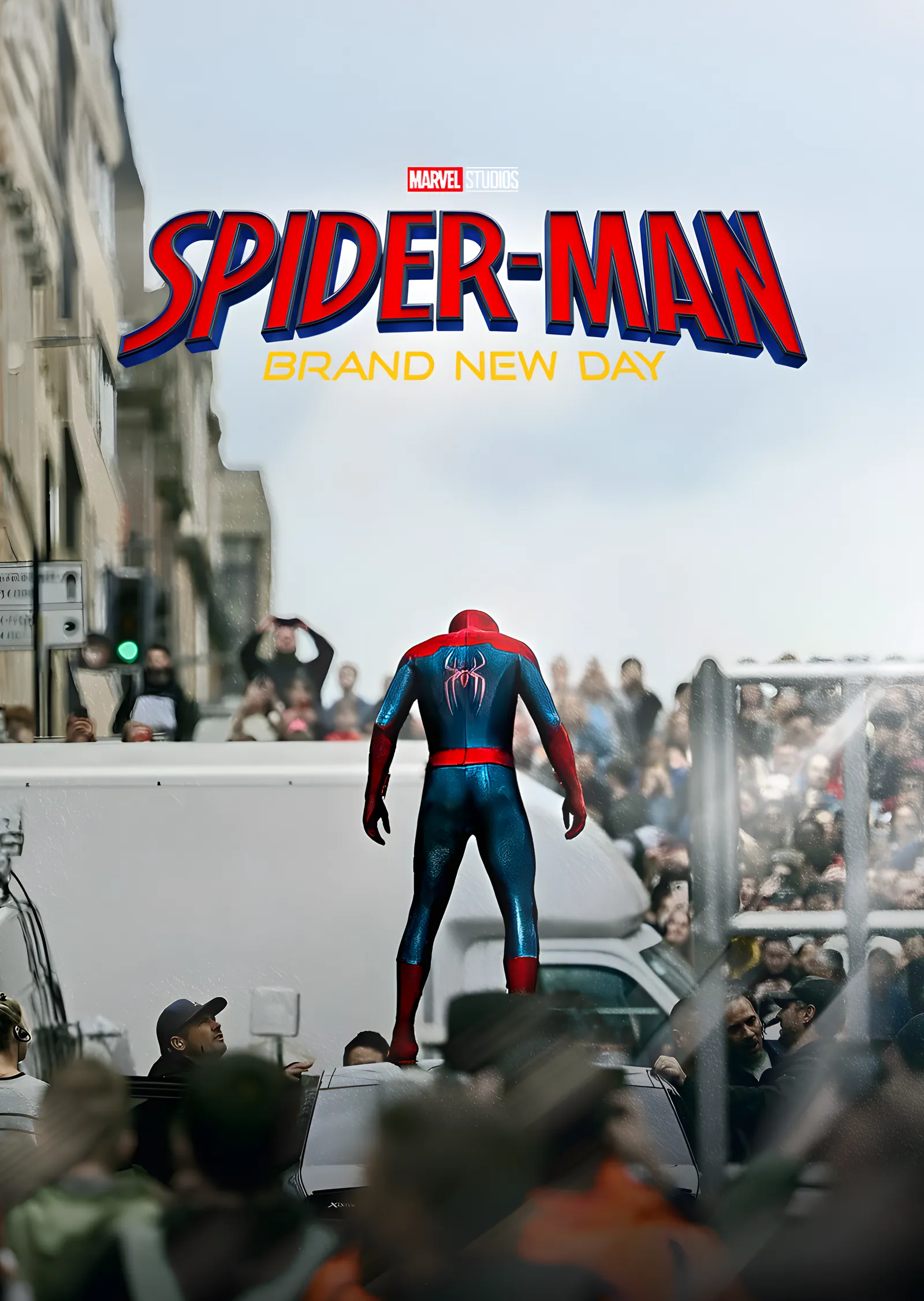 Spider-Man: Brand New Day Sokak metal tablo