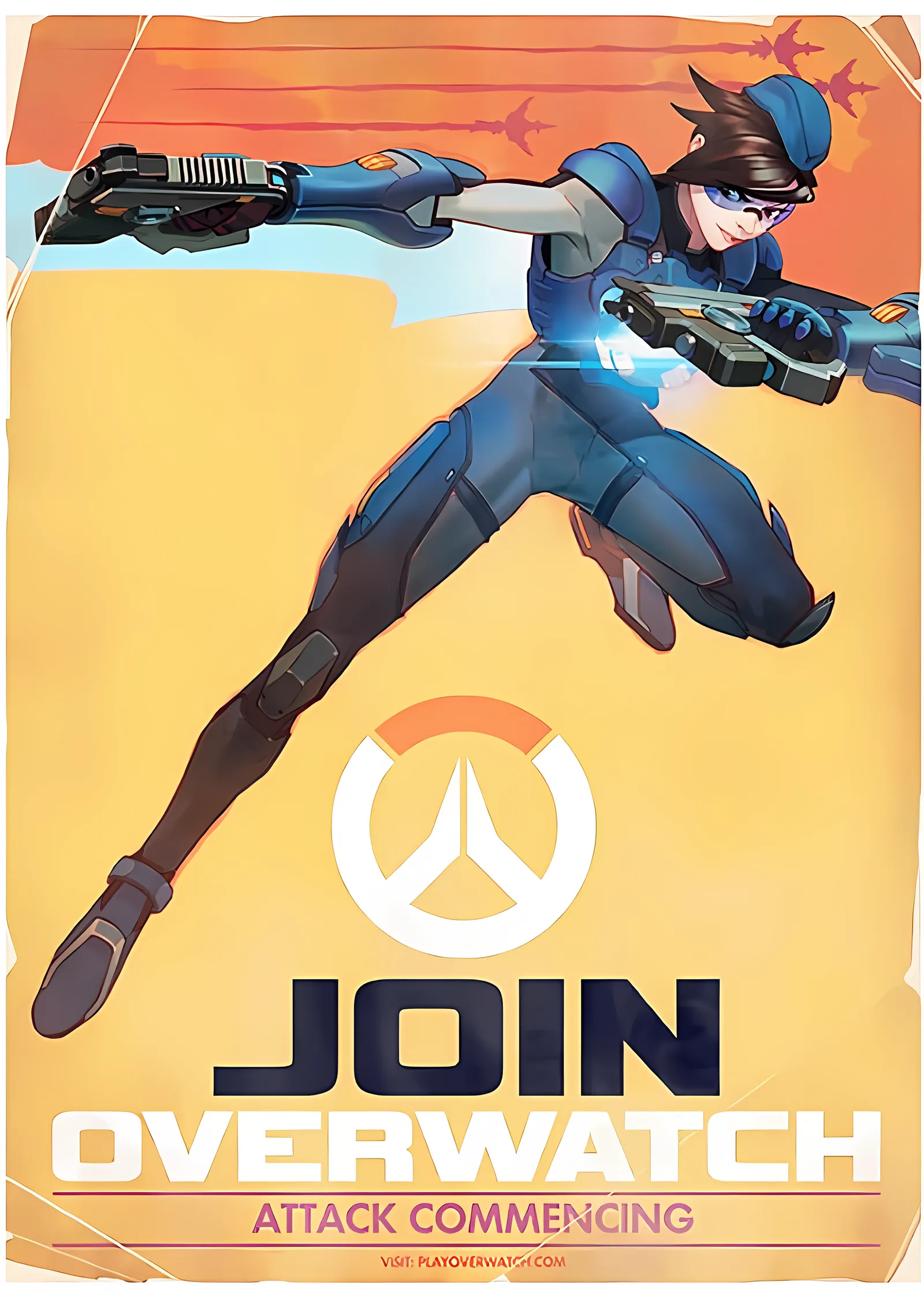 Join Overwatch Tracer metal tablo