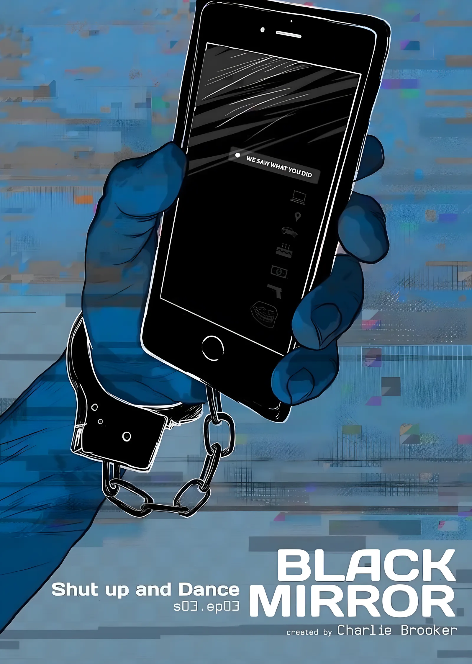 Black Mirror - Shut Up and Dance metal tablo