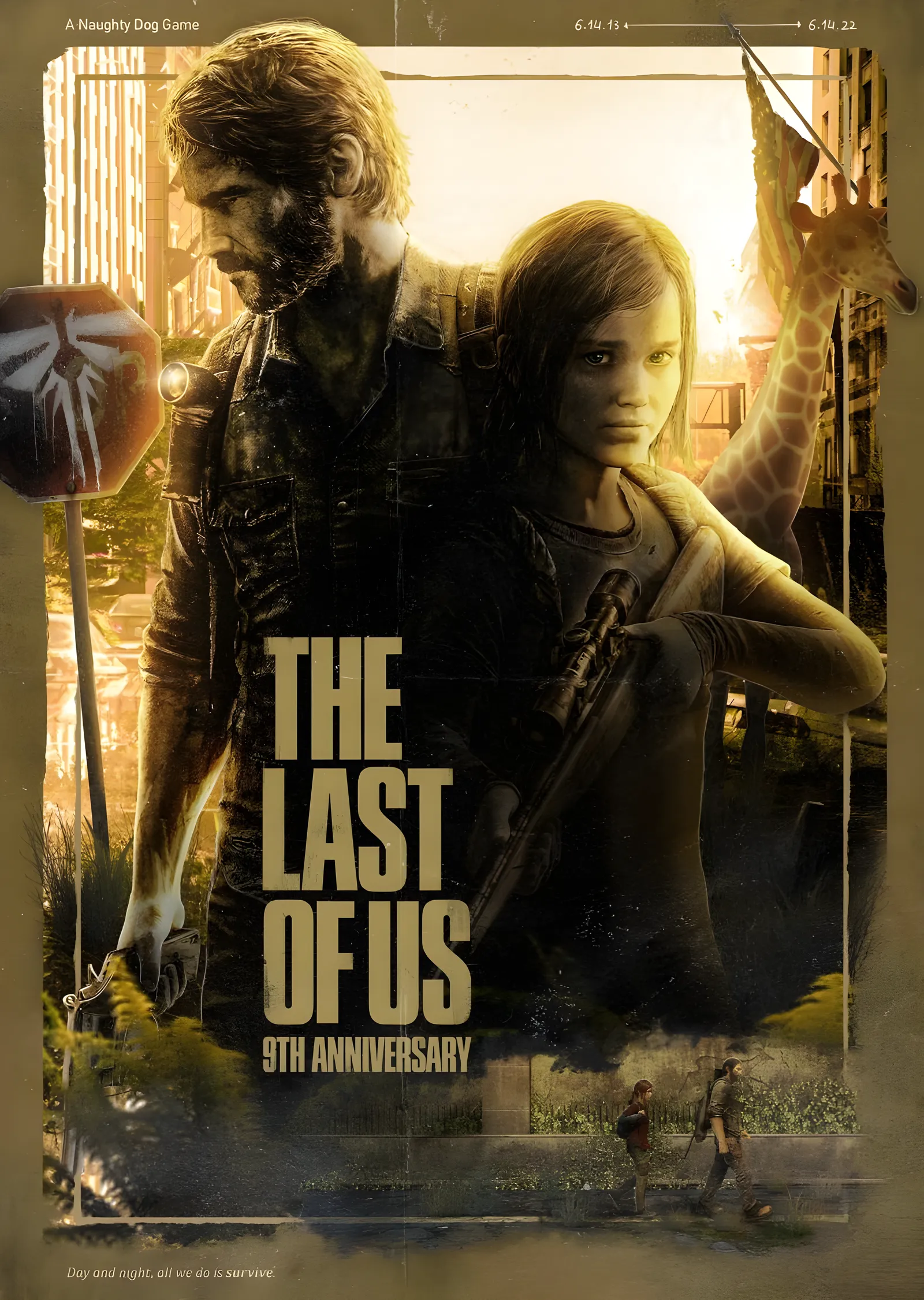 The Last of Us: 9. Yıl metal tablo