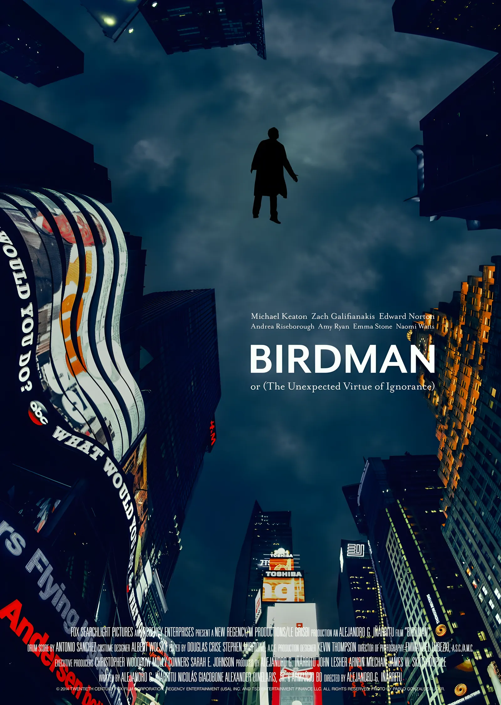 Birdman metal tablo
